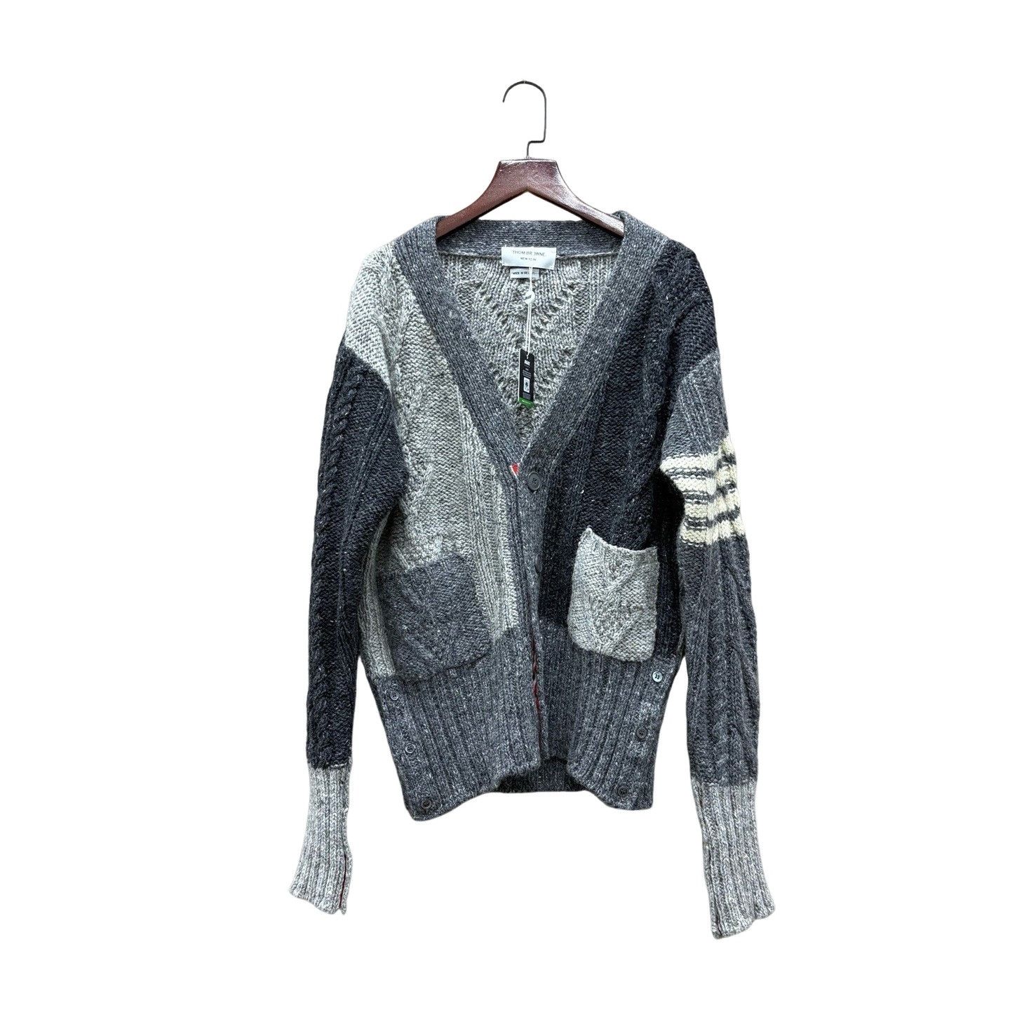 Thom Browne Thom Browne Cable Knit Cardigan Size 1 Size US S / EU 44-46 / 1 - 1 Thumbnail