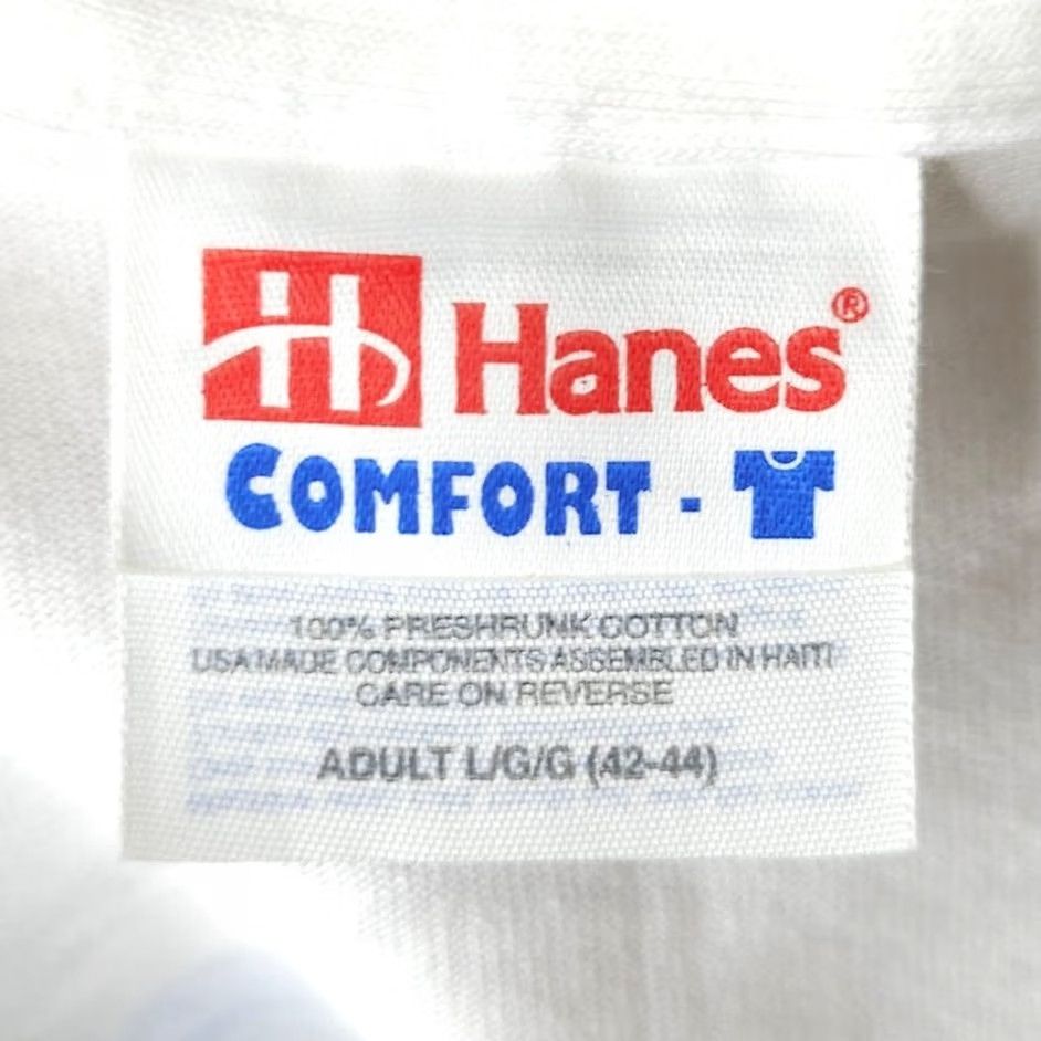 Hanes VINTAGE Hanes Las Vegas Motor Speedway T Shirt Mens Large White Racing 2000s Y2K Graphic Tee Mens Size US L / EU 52-54 / 3 - 6 Thumbnail