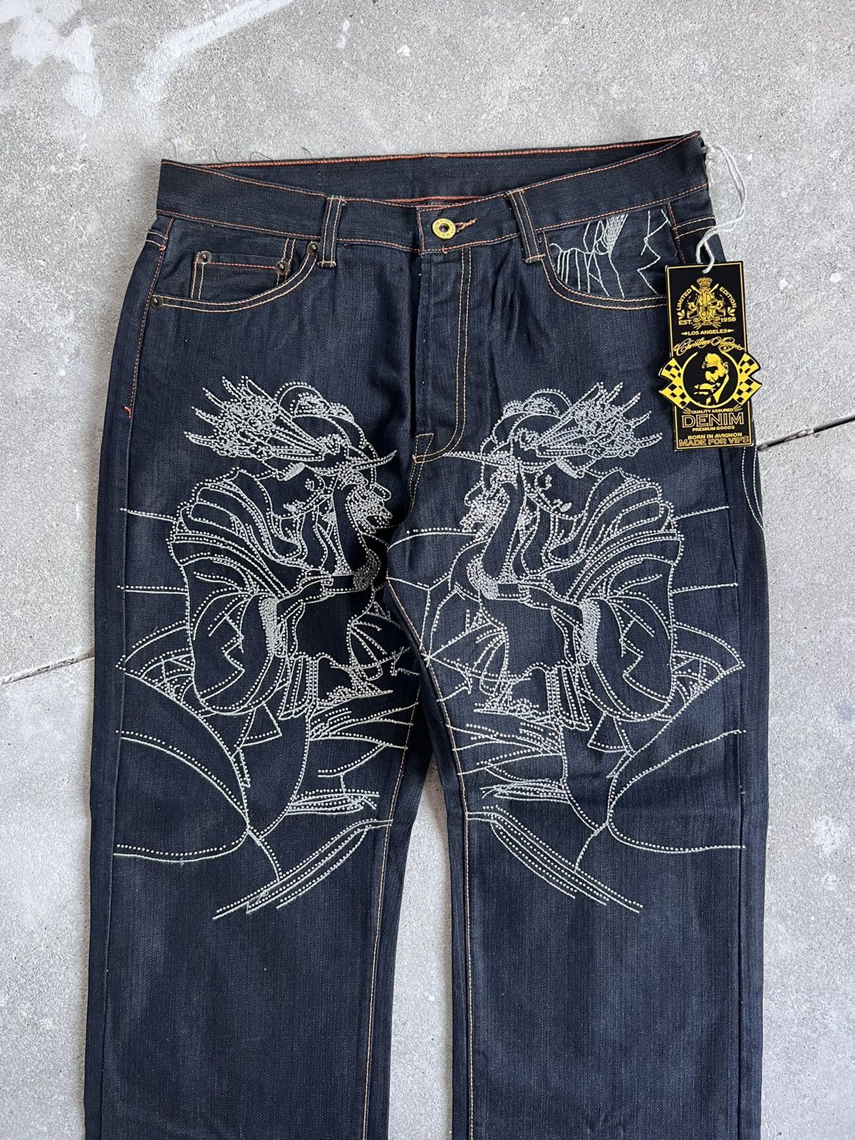 Christian Audigier New Christian Audigier Jeans Baggy Skate Fit Size US 36 / EU 52 - 5 Thumbnail