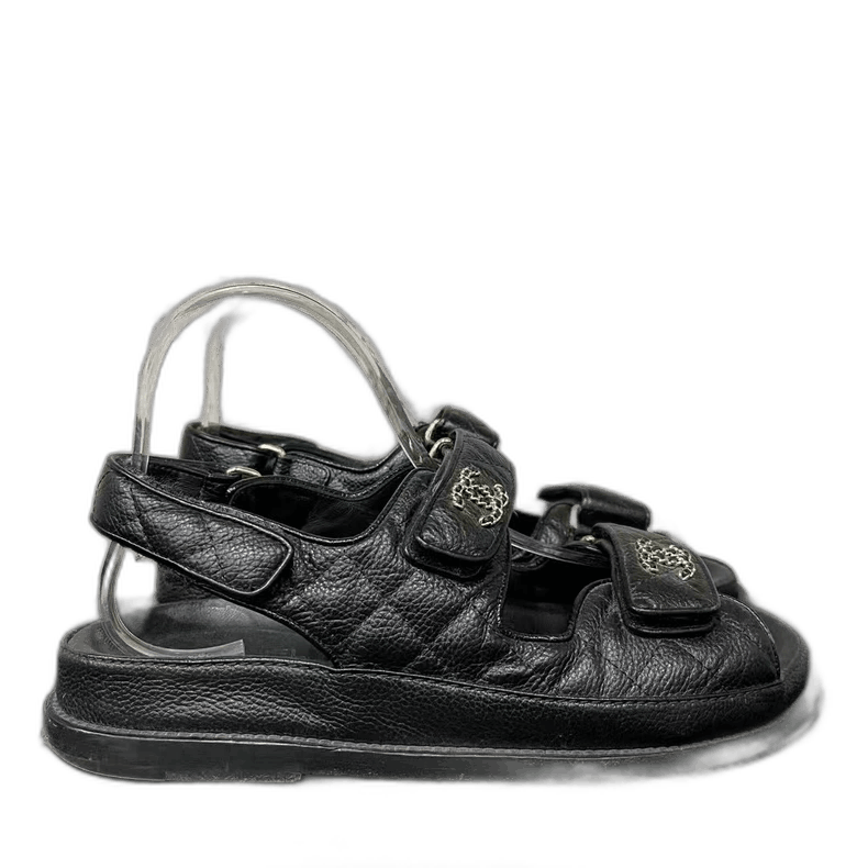 Chanel Chanel Velcro Sandals Size 36.5-yf Size US 6.5 / EU 39-40 - 1 Thumbnail