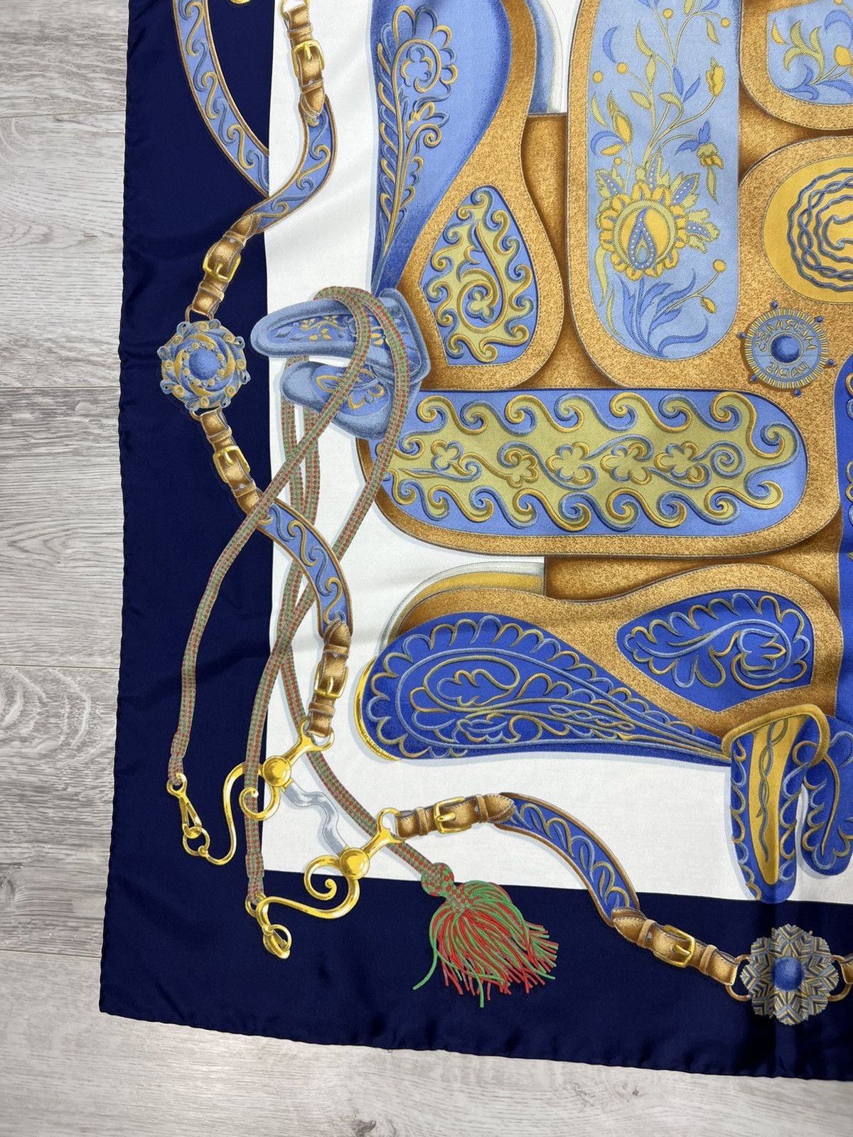 Hermes Vintage Hermes Kare90 Festival By Henri D'origny Silk Scarf Size ONE SIZE - 16 Thumbnail
