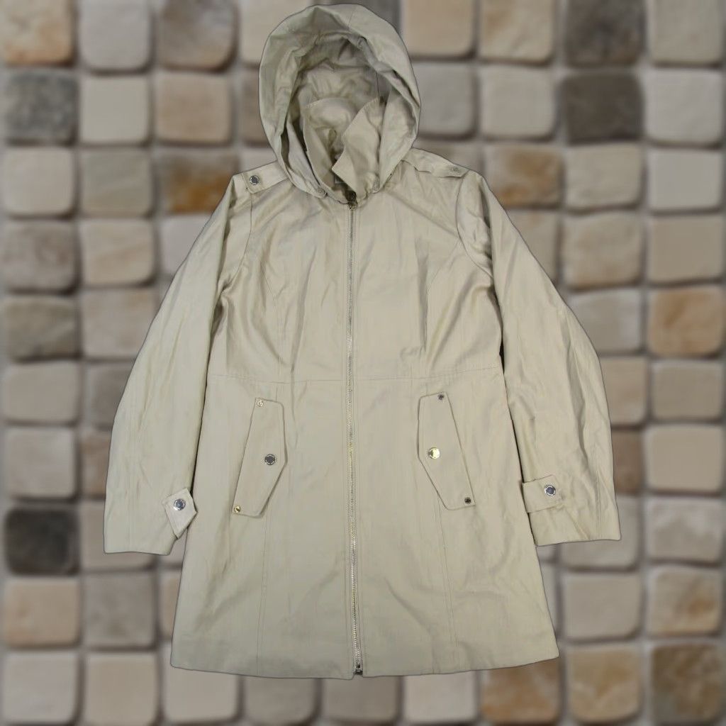 Michael Kors Michael Kors Jacket Womens Medium Khaki Cotton Blend Size M / US 6-8 / IT 42-44 - 1 Thumbnail