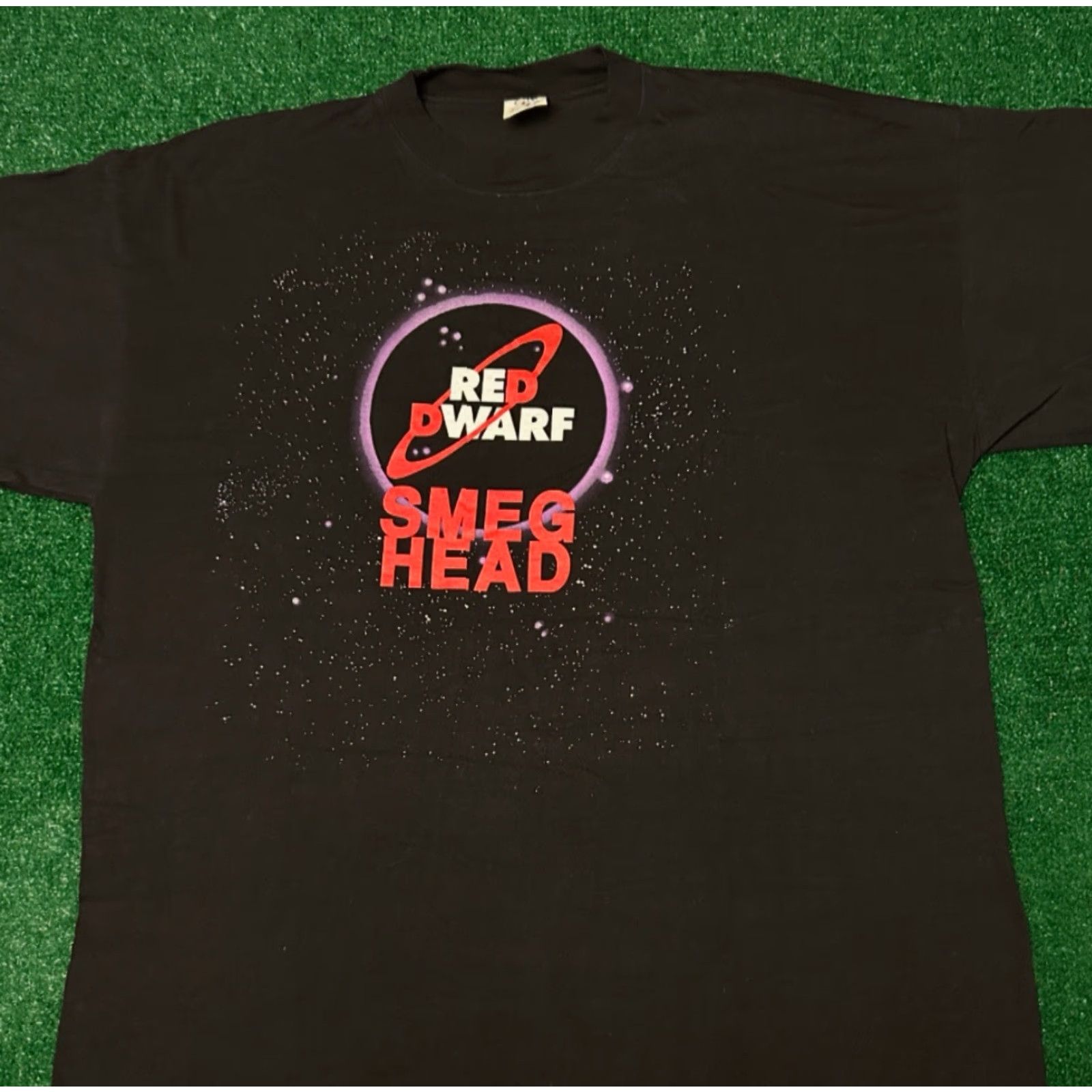Vintage VINTAGE 90s Red Dwarf TV Movie Promo Smeg Head VTG Shirt Mens XL Size XL Black 90s Movie Sci-fi Mens Size US XL / EU 56 / 4 - 4 Thumbnail
