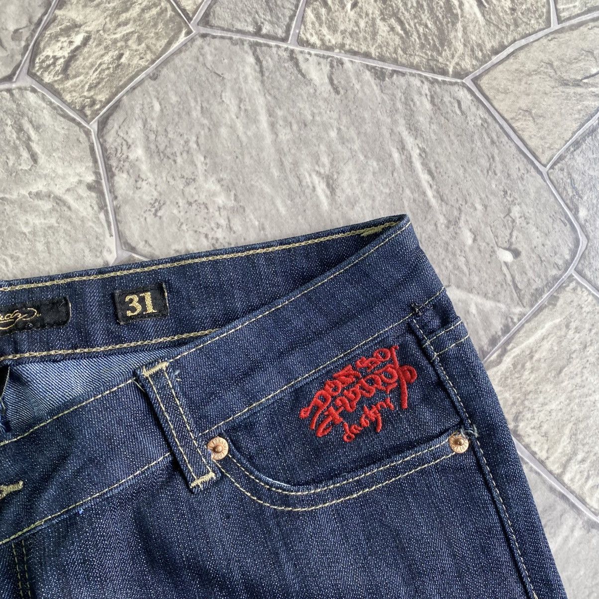 Ed Hardy Vintage Ed Hardy Jeans by Christian Audigier Denim Pants Y2K Size US 31 - 9 Thumbnail