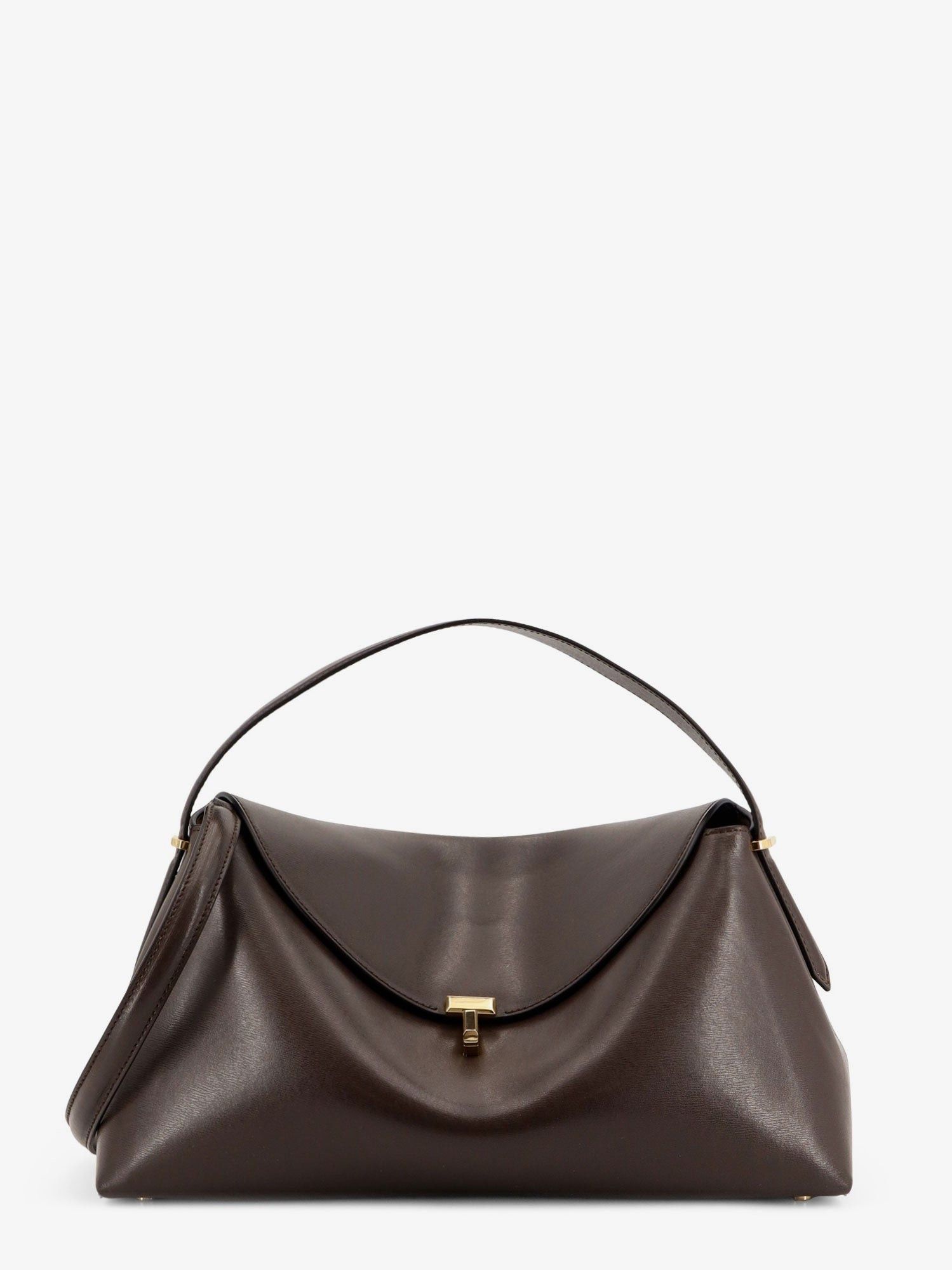 Toteme T-Lock Leather Handbag Size ONE SIZE - 1 Thumbnail