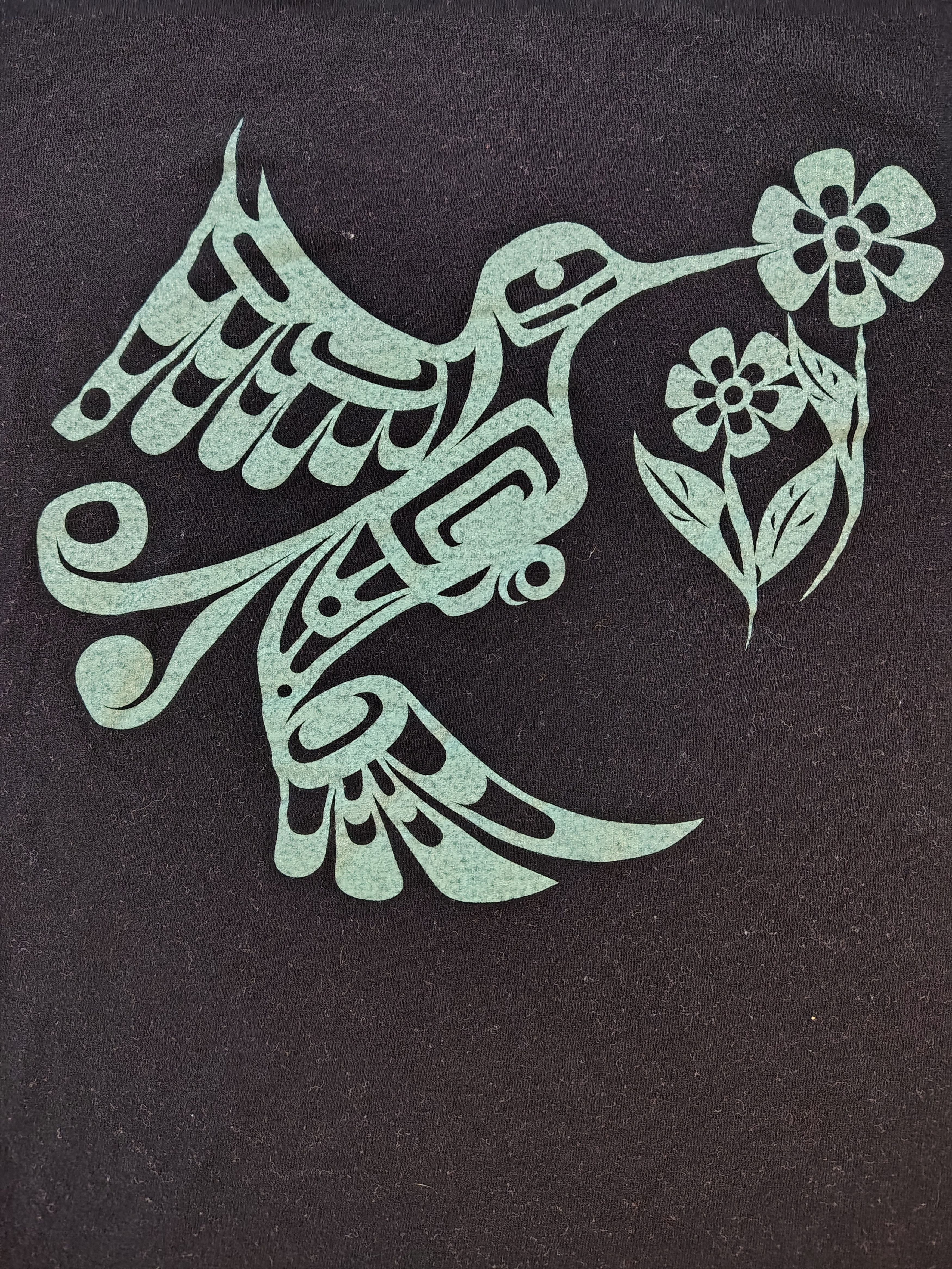 Other Women's Large Native Northwest Tribal Hummingbird T-Shirt Size L / US 10 / IT 46 - 2 Thumbnail