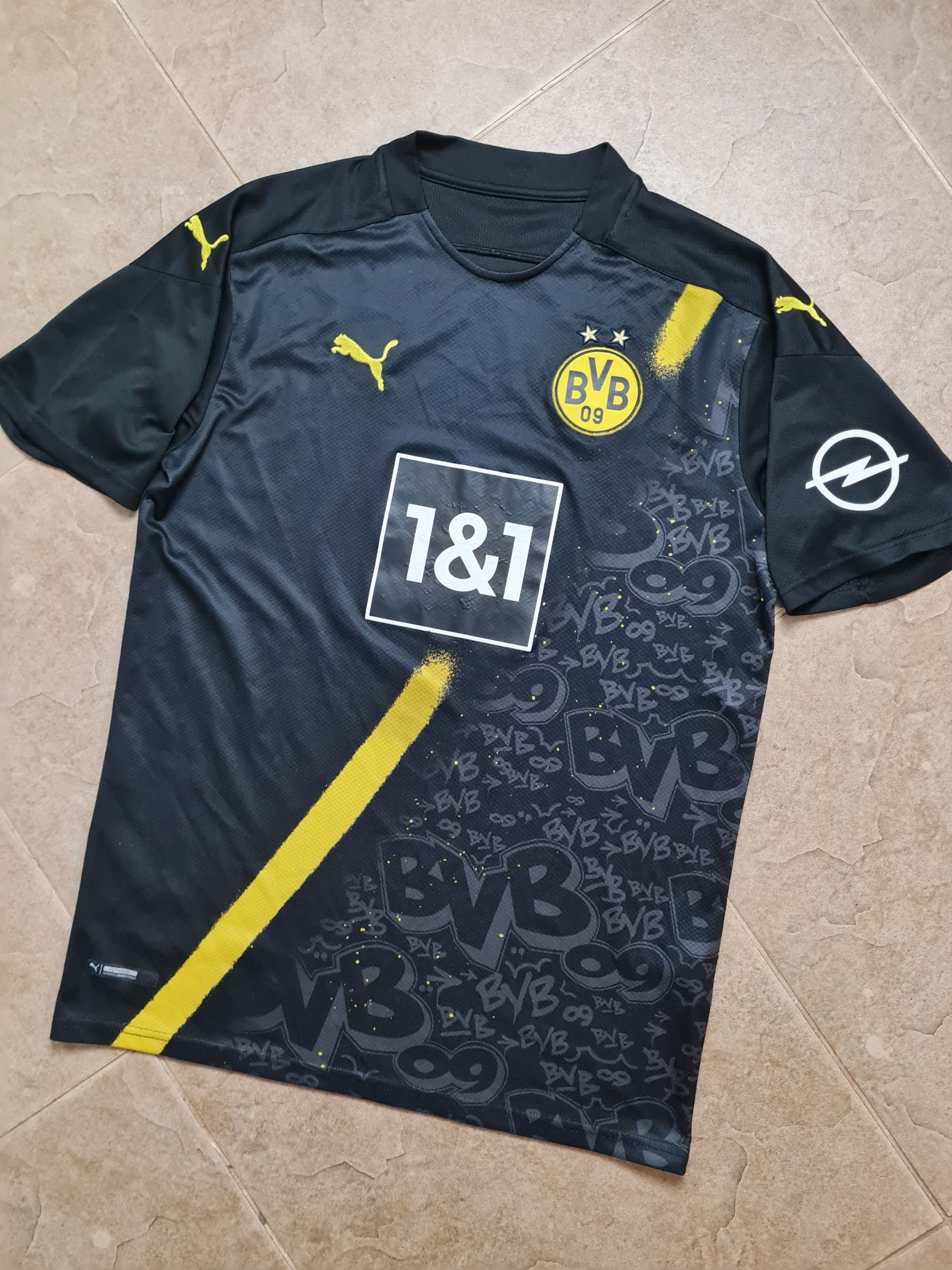 Puma Borussia Dortmund Away shirt 2020 Soccer Puma Mens Trikot Size US L / EU 52-54 / 3 - 6 Thumbnail