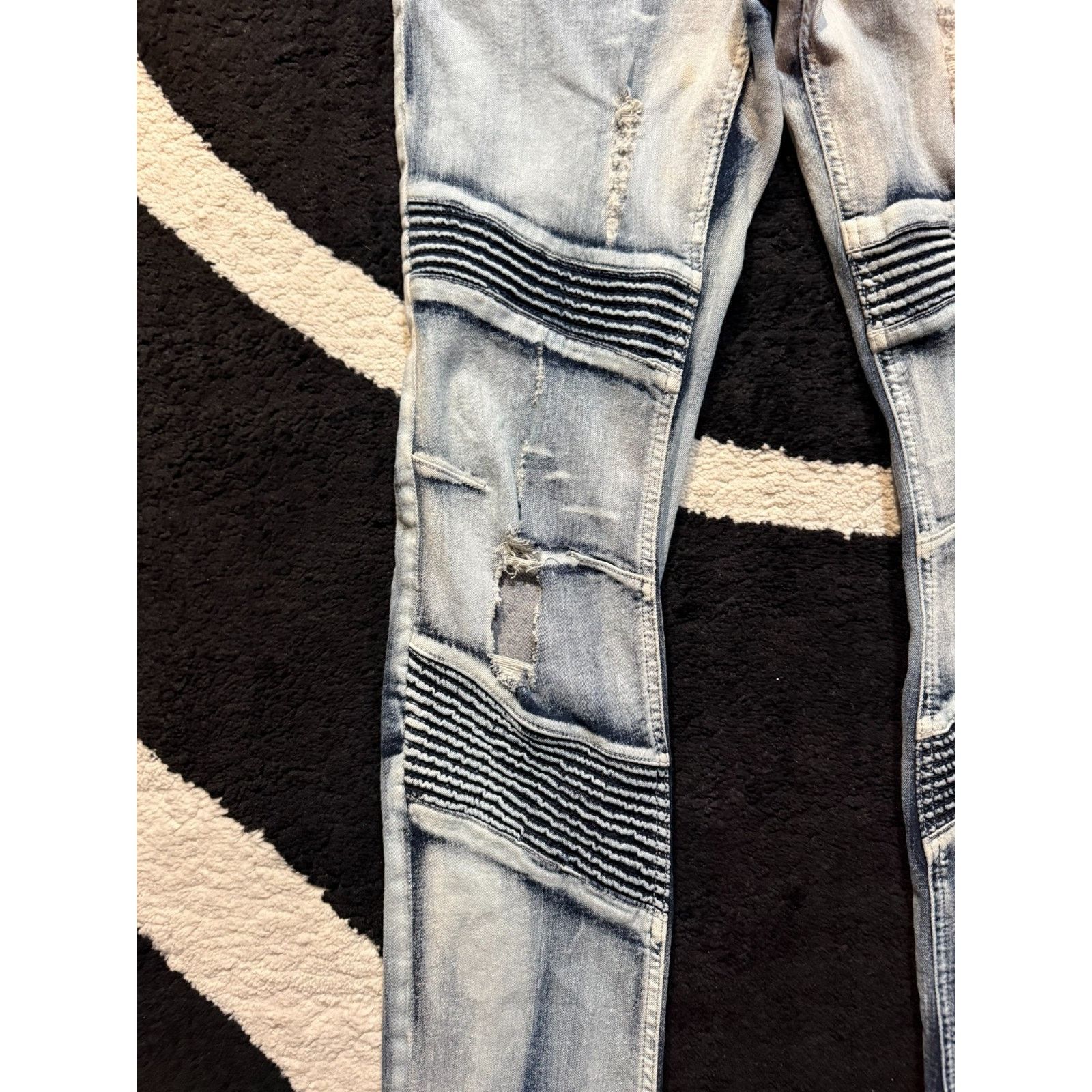 Ecko Unltd. Ecko Unltd Skinny Jeans Distressed Denim Size 32x32 Mens Y2K Size US 32 / EU 48 - 7 Thumbnail