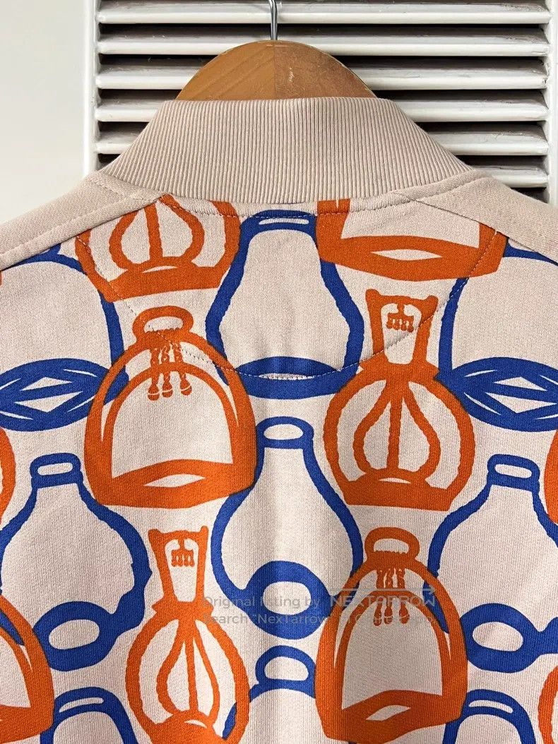 Hermes Hermes Stirrup Fantasy printed baseball jacket Size S / US 4 / IT 40 - 5 Thumbnail