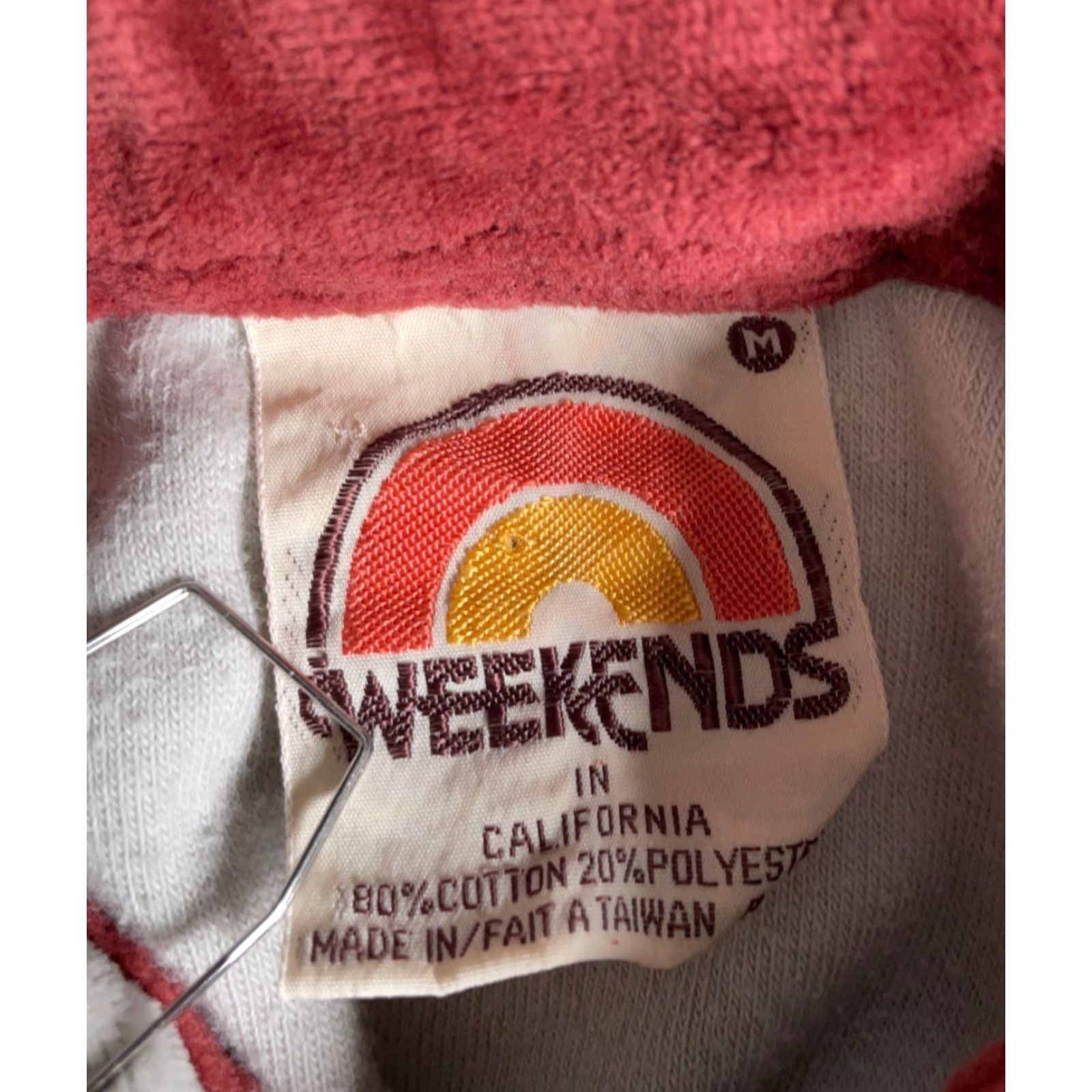 Velour VINTAGE Weekends in California Polo Shirt Shirt Mens Small Gray Stripe 70s 80s 90s Retro Hipster Velour Cotton Polyester Blend? Size US S / EU 44-46 / 1 - 3 Thumbnail