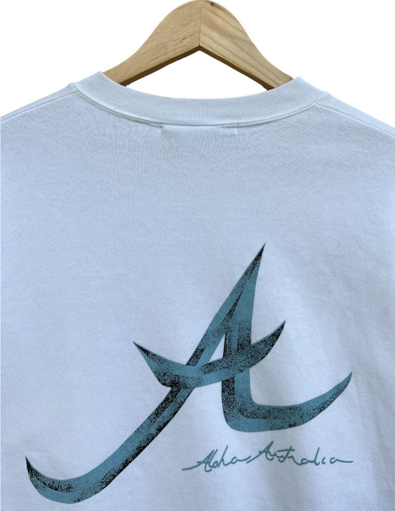 Vintage Vintage 90s Aloha Hawaii Surfboard Australia Sweatshirt Size US L / EU 52-54 / 3 - 6 Thumbnail