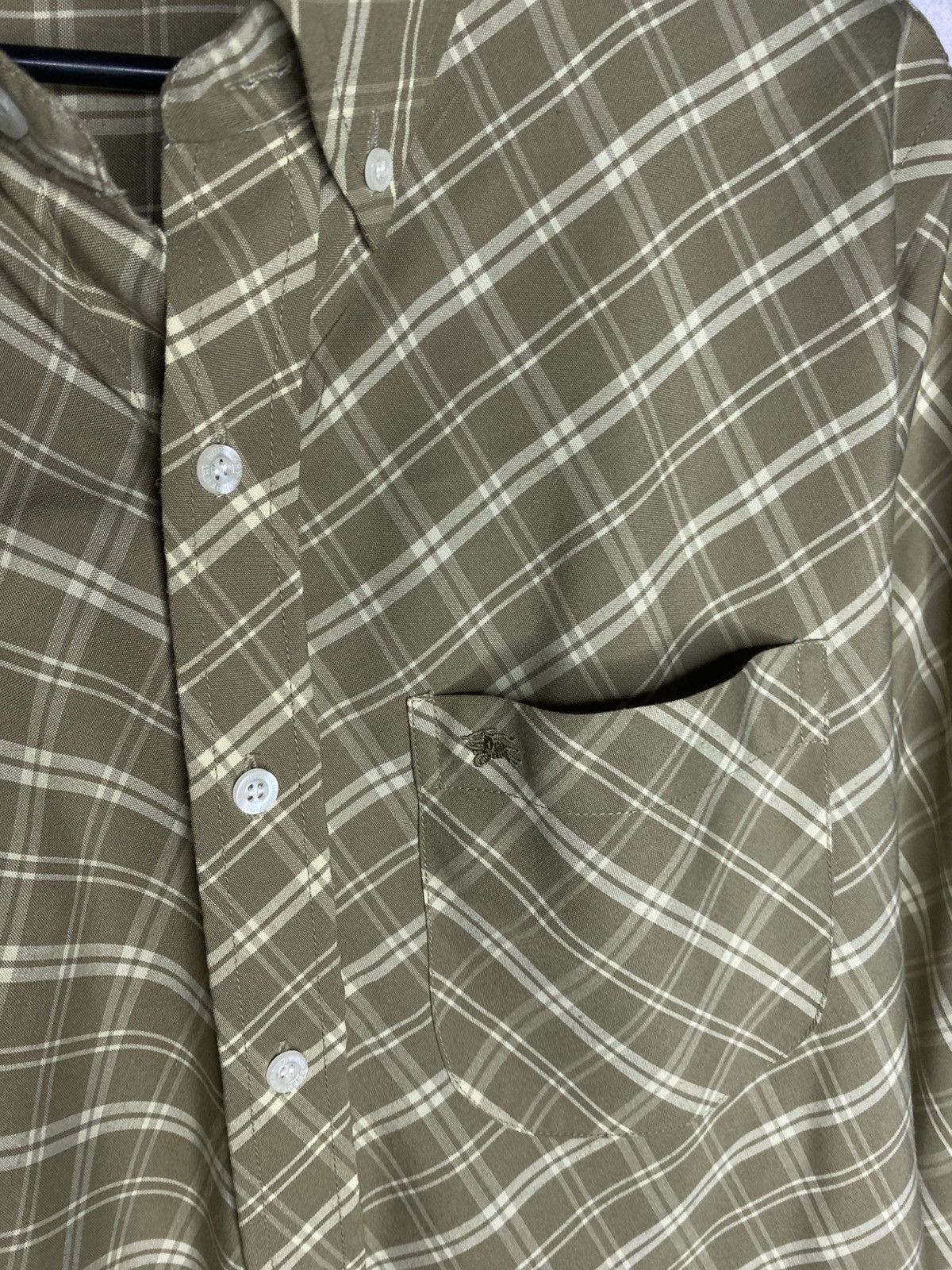 Burberry Mens Burberry Luxury Vintage Rare Striped Shirts Button Up Size US S / EU 44-46 / 1 - 4 Thumbnail