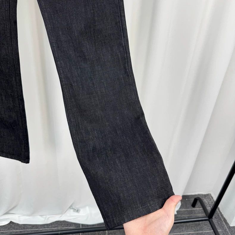 Gucci Gucci Old-fashioned leather brand black washed jeans Size US 30 / EU 46 - 3 Thumbnail