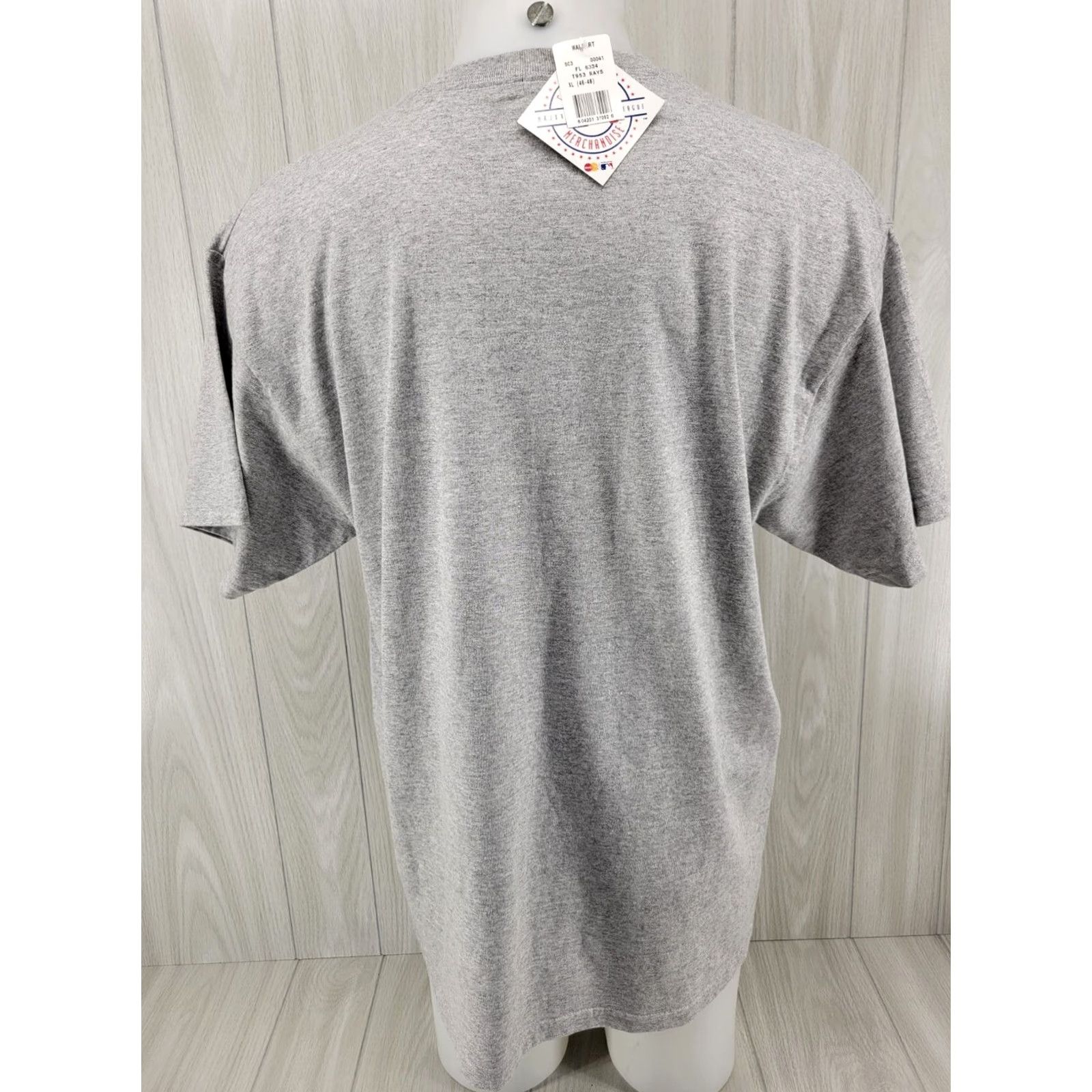 MLB VINTAGE Tampa Bay Rays Puffy Logo Shirt Mens XL Gray Graphic Crew Neck Short Sleeve MLB Size US XL / EU 56 / 4 - 6 Thumbnail
