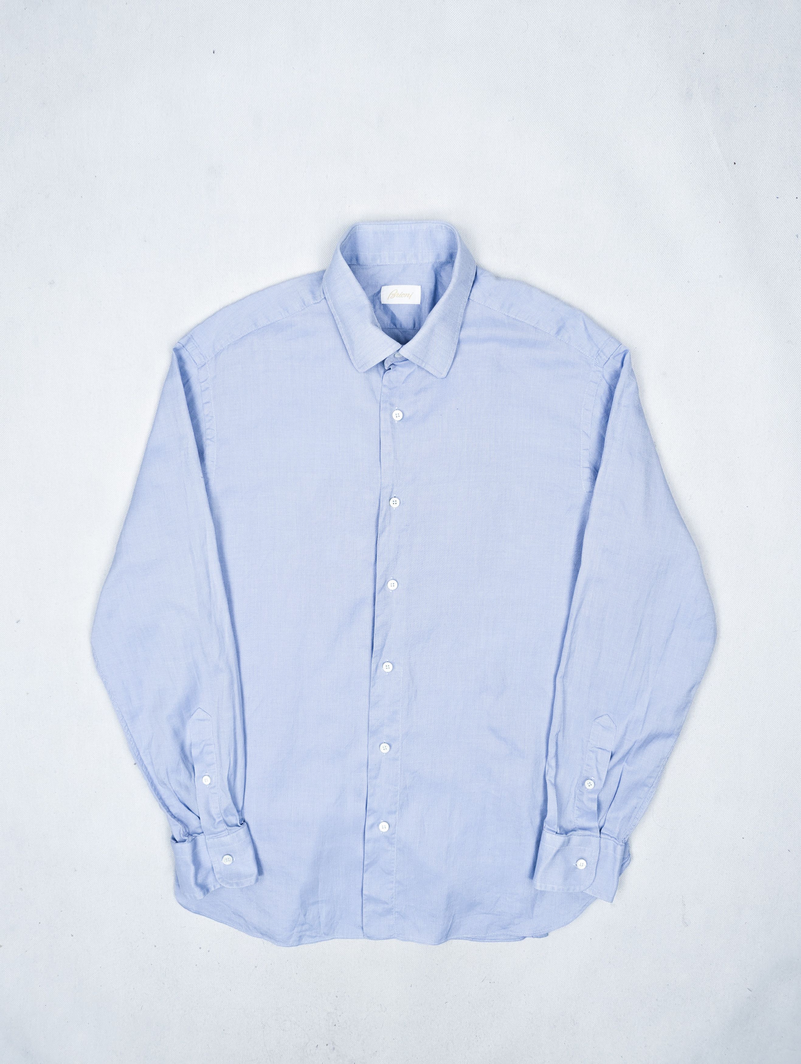 Brioni blue shirt XL