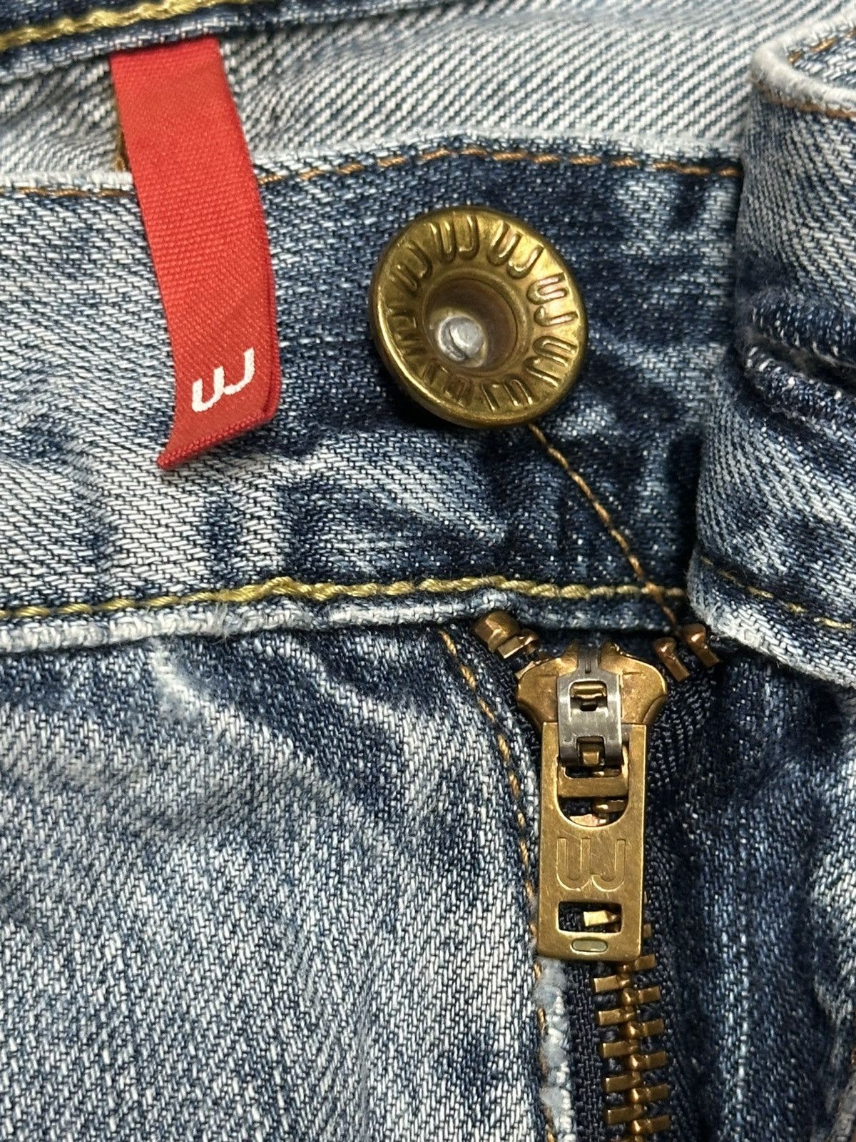 Uniqlo Vintage Uniqlo UJ Straight Leg Distressed Jeans with Faded Size US 36 / EU 52 - 9 Thumbnail