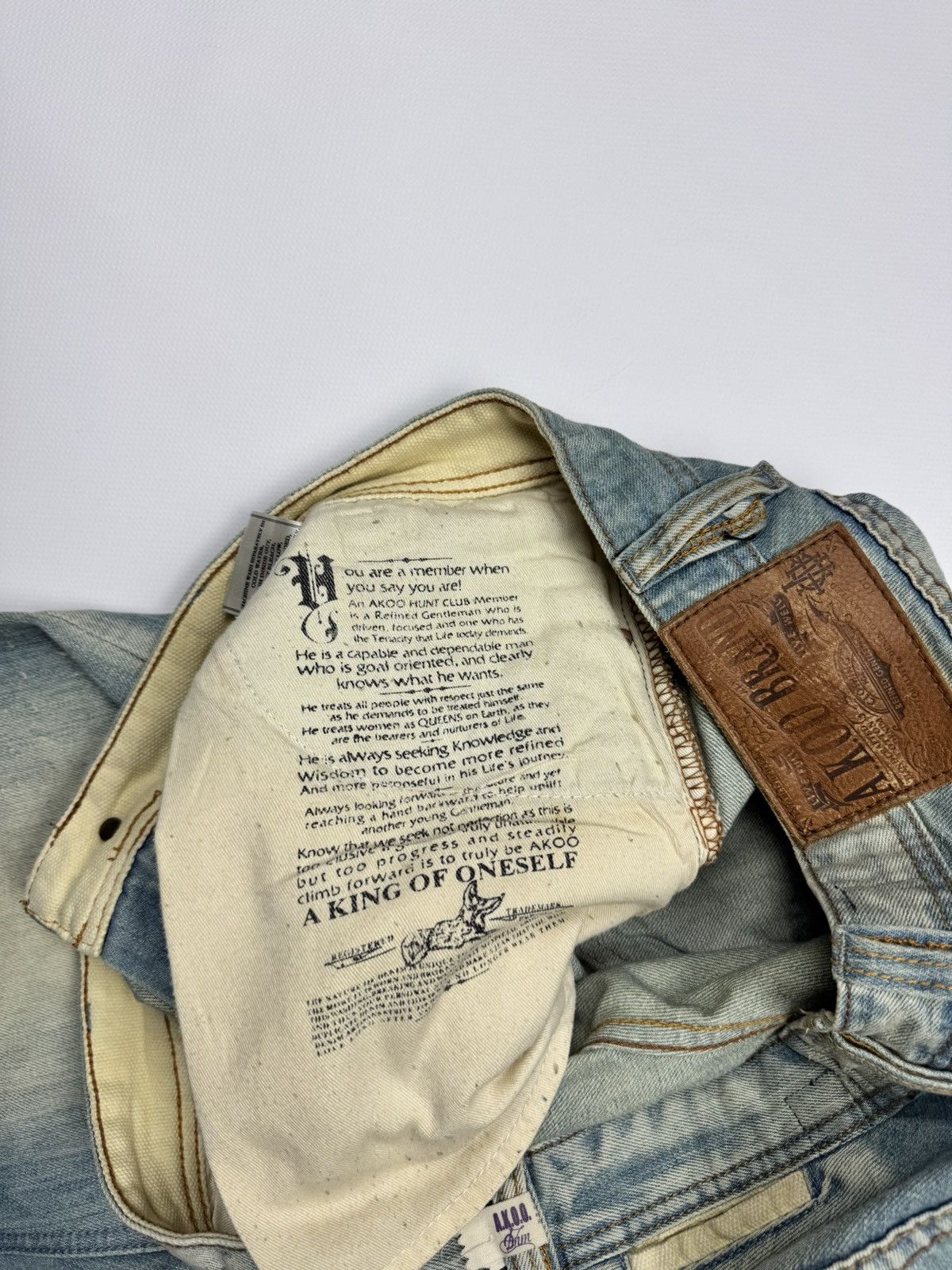If Six Was Nine Vintage IfSixWasNine Style Distressed Fade Y2k Jeans Size US 38 / EU 54 - 14 Thumbnail