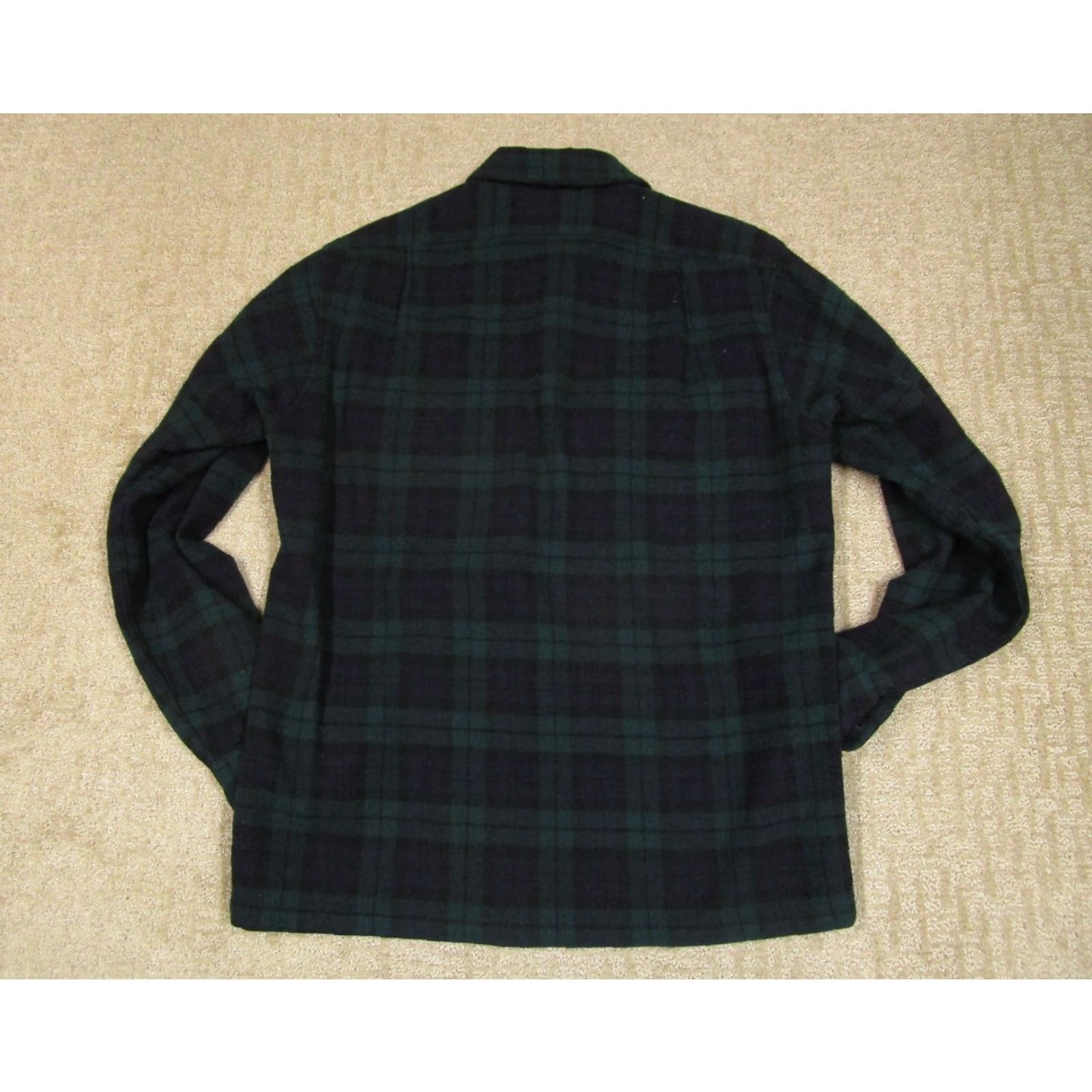 Pendleton Vintage Pendleton Board Shirt Men M Green Blackwatch Tartan Plaid Wool Flannel Button-Up Shirt Boys? Size US M / EU 48-50 / 2 - 4 Thumbnail