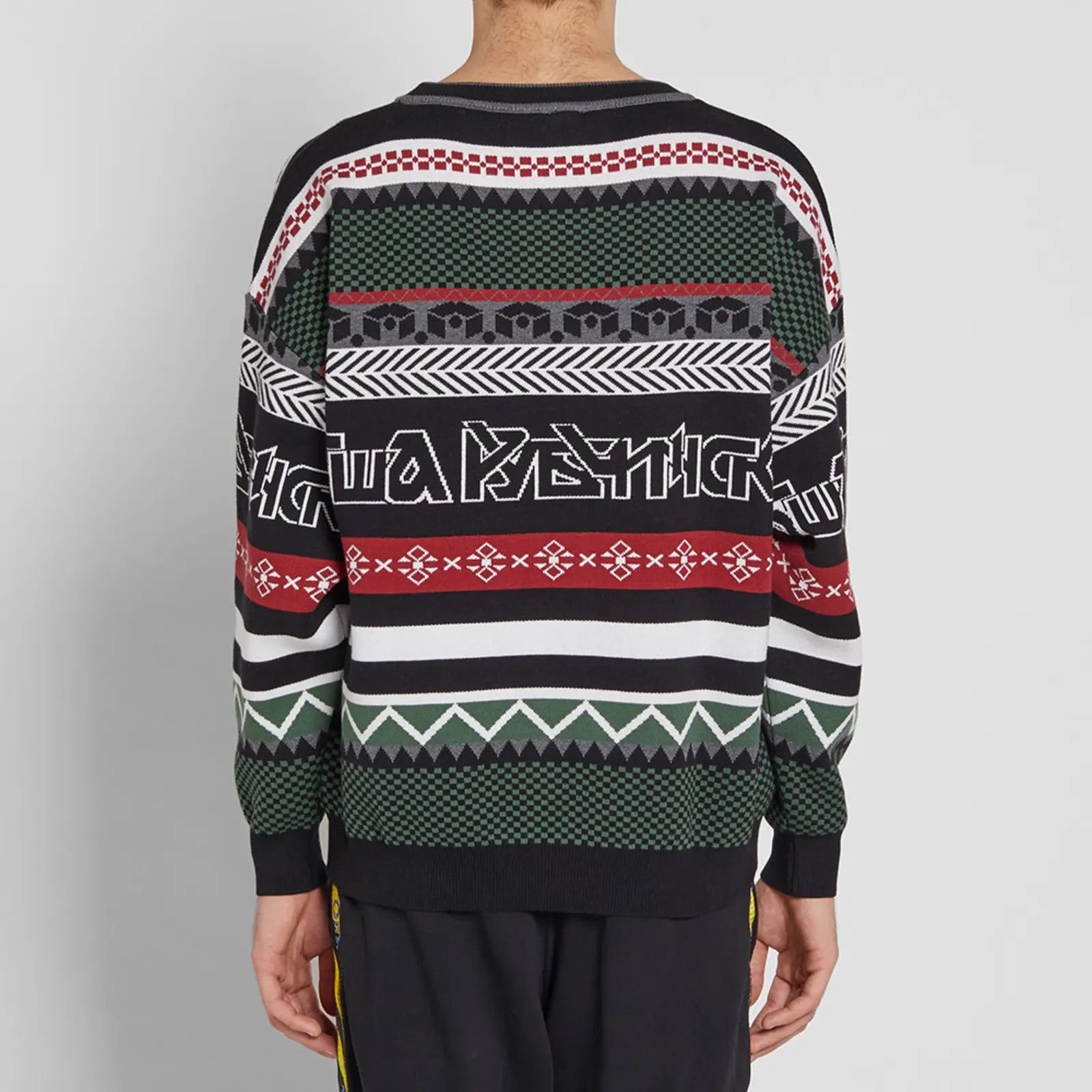 Gosha Rubchinskiy Gosha Rubchinskiy Fair Isle Logo Knit Sweat L Size US L / EU 52-54 / 3 - 6 Thumbnail
