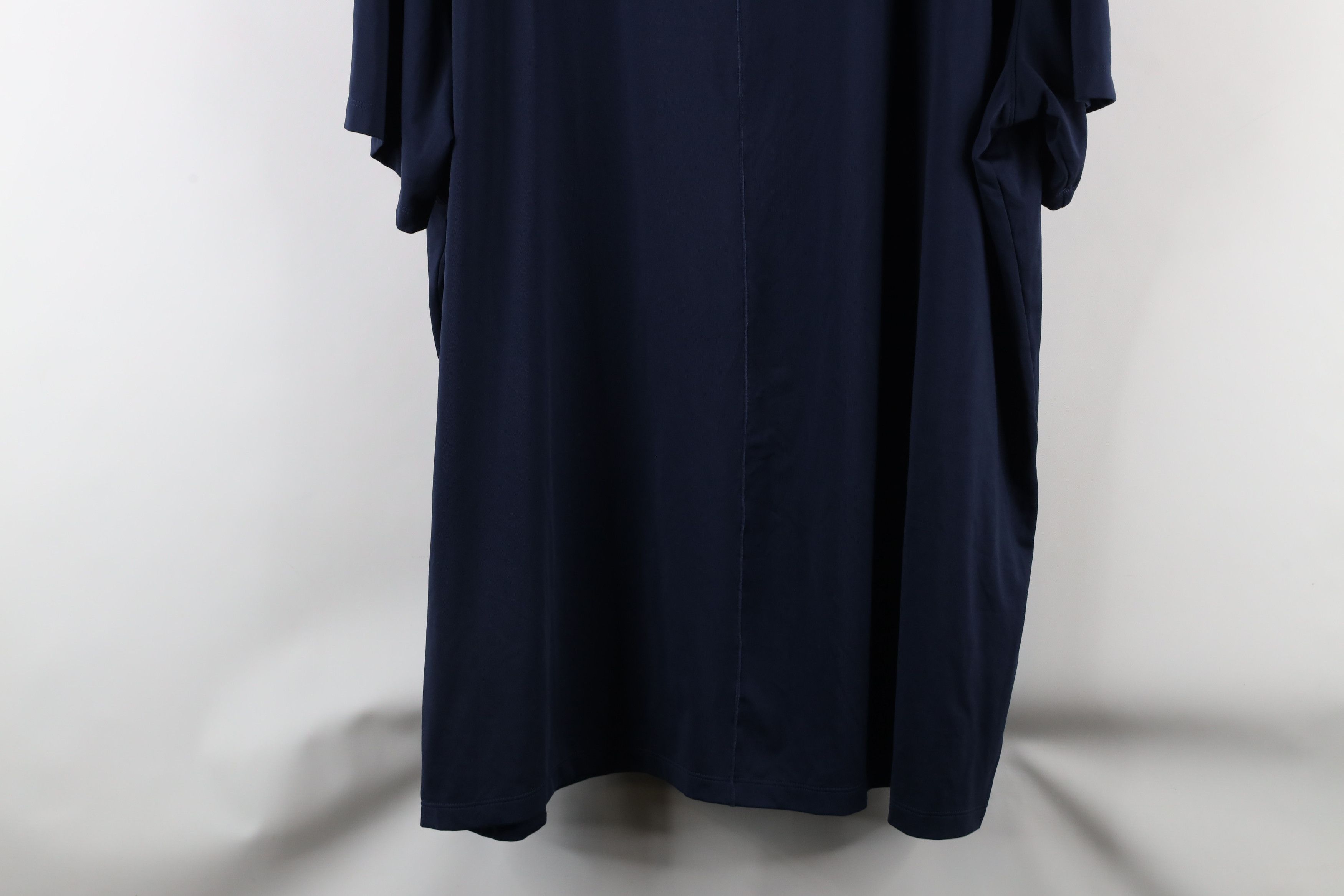 Nike × Vintage Nike Mini Swoosh University of Michigan Mock Neck T-Shirt Size US XXL / EU 58 / 5 - 11 Thumbnail