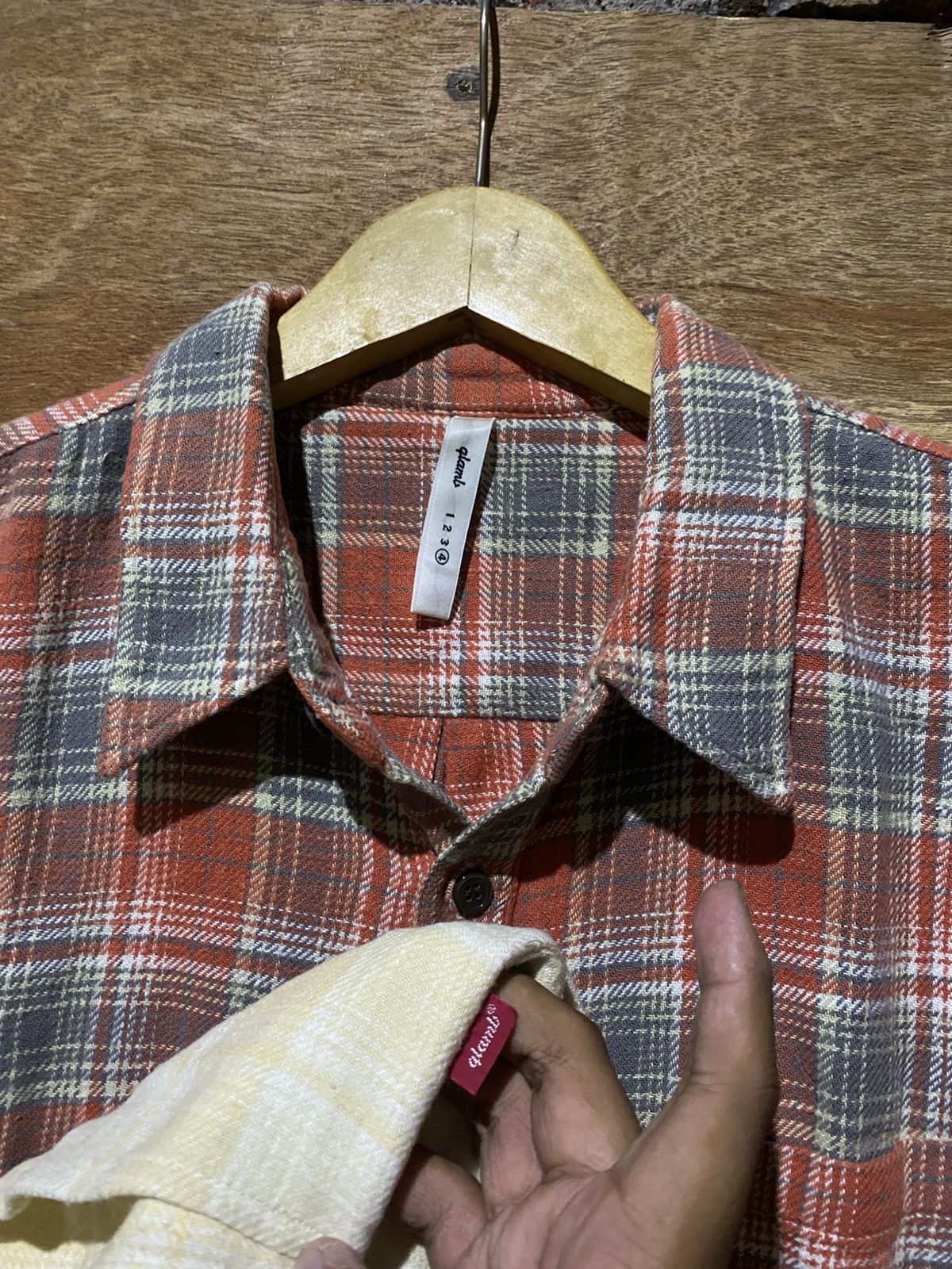 Japanese Brand 💸BINDING OFFER💸 GLAMB GRADIENT FLANNEL BY LIGHT VALLEY LTD Size US XL / EU 56 / 4 - 6 Thumbnail