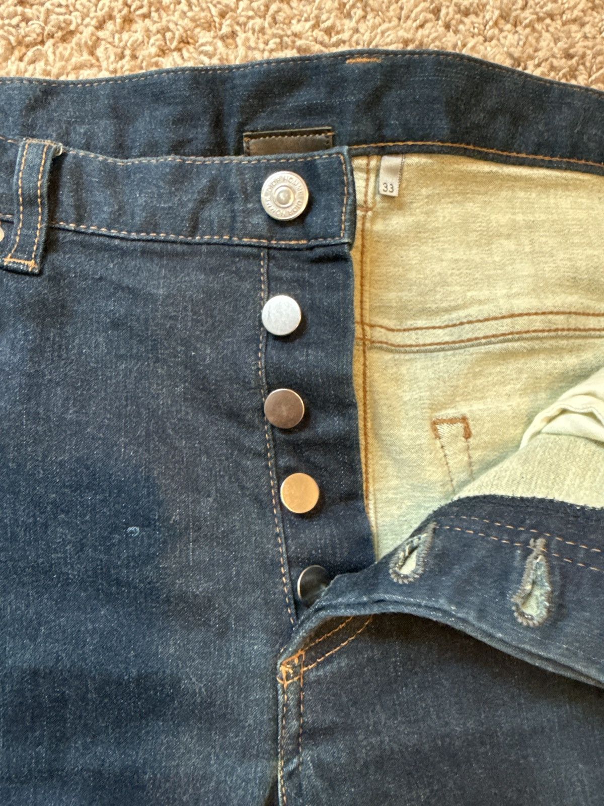 Dior Hedi Slimane Era Dior Homme Denim Jeans Size US 33 - 7 Thumbnail