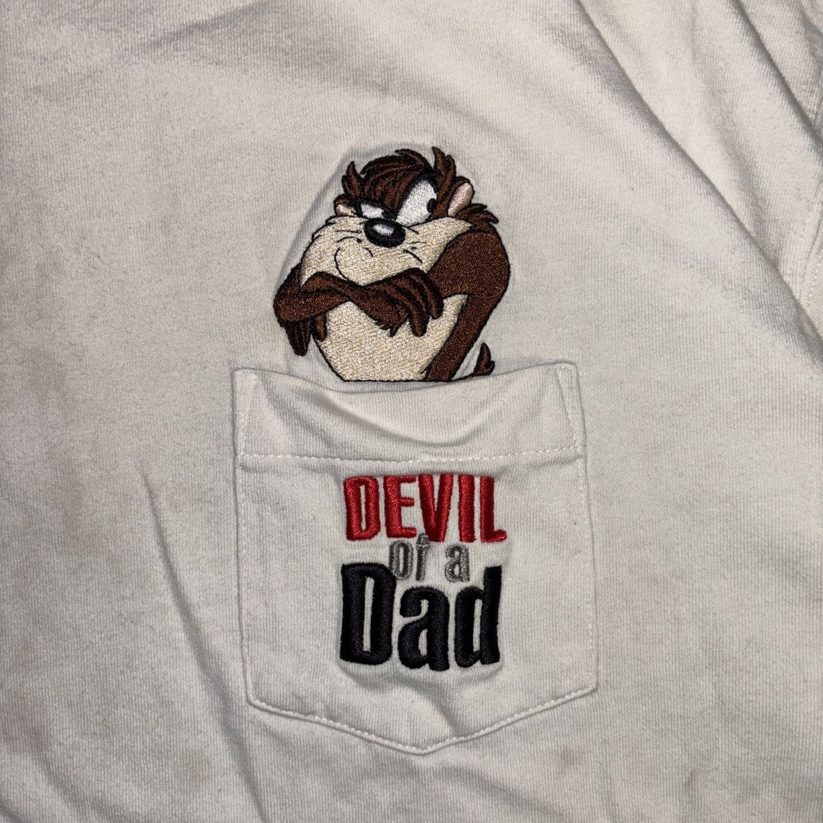 Warner Bros Taz Tasmanian Devil Looney Tunes Devil Of A Dad T-Shirt larg Size US L / EU 52-54 / 3 - 3 Thumbnail