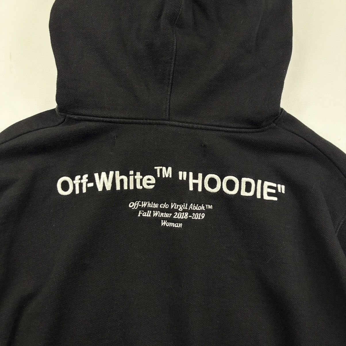 Off-White Off-White Quotes Cropped Hoodie Size S / US 4 / IT 40 - 5 Thumbnail