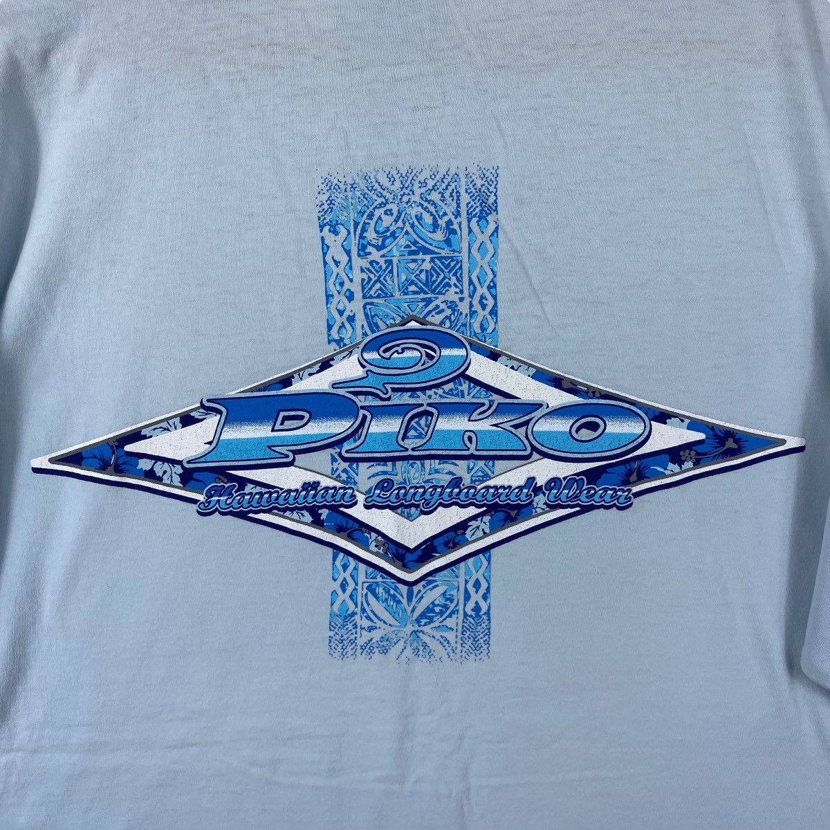 Vintage Vintage Distressed PIKO Hawaiian Longboard Wear Surf Tee Size US L / EU 52-54 / 3 - 2 Thumbnail