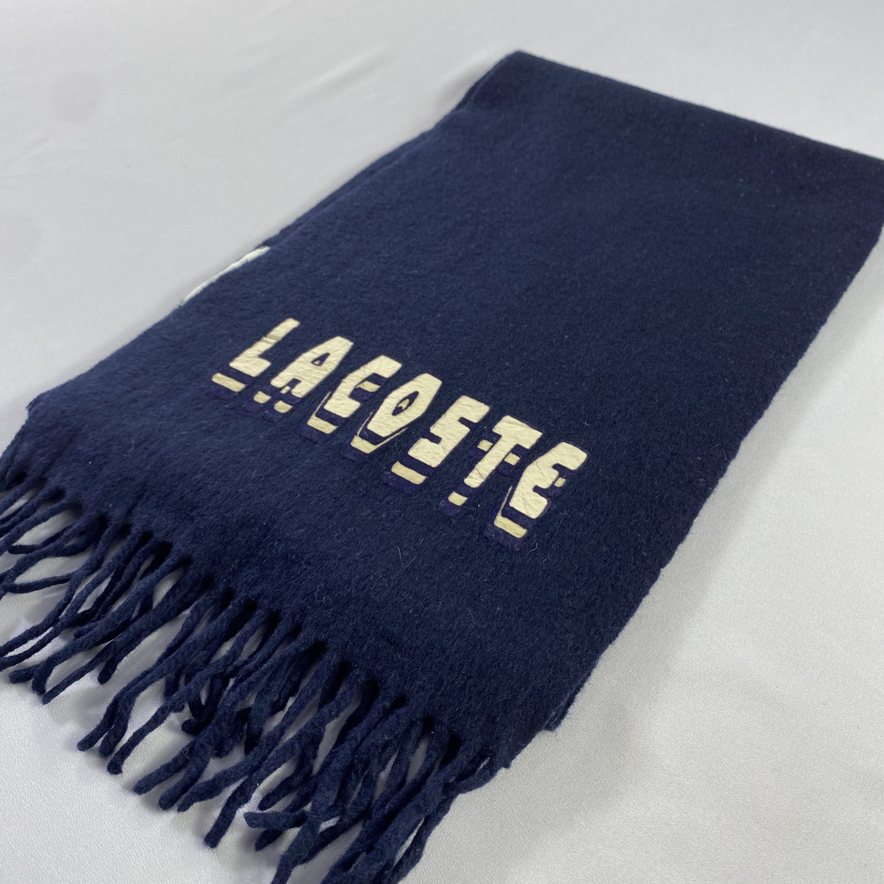 Lacoste Lacoste Scarf Neck Wrap Wool Muffler Size ONE SIZE - 3 Thumbnail