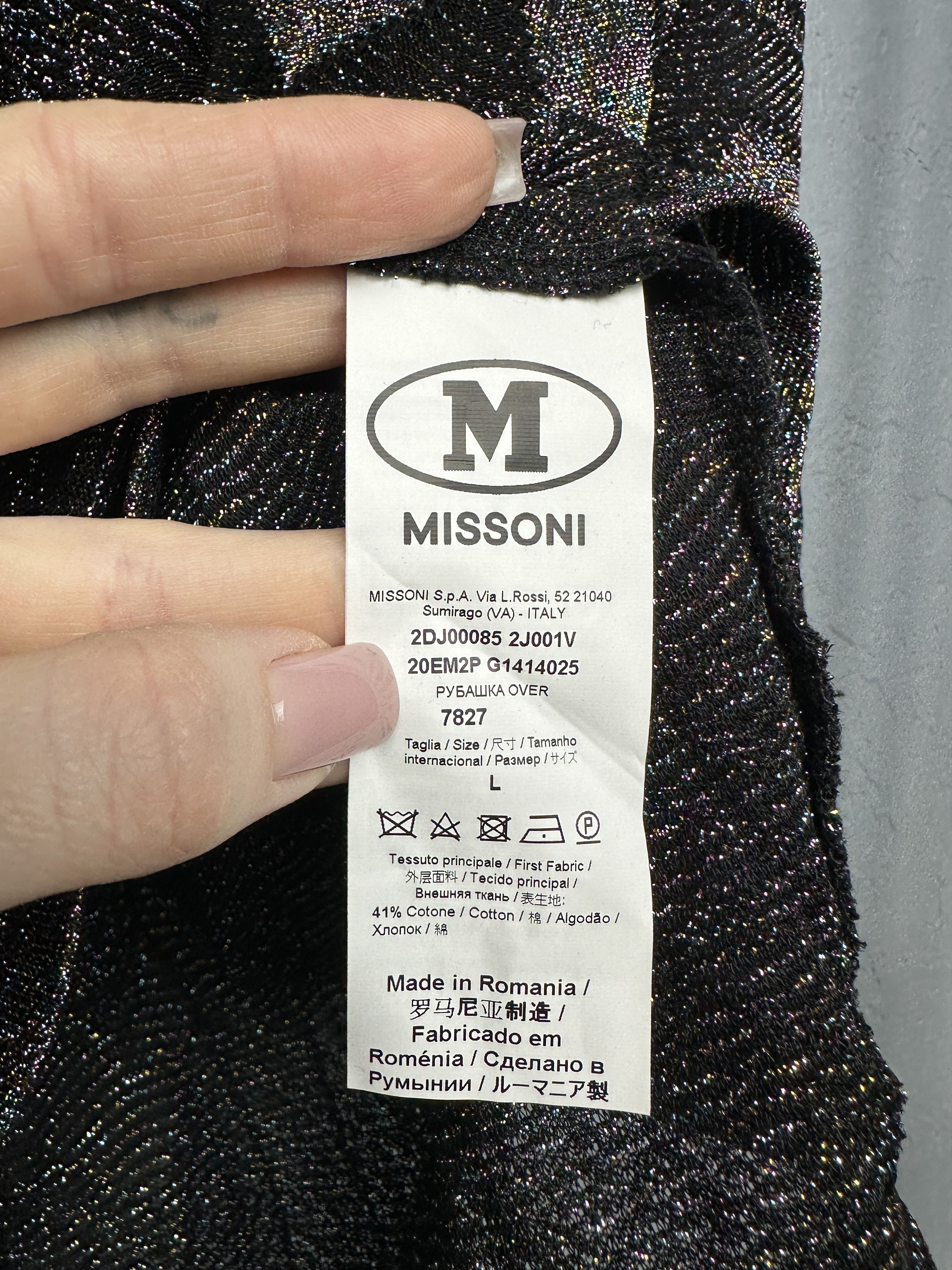 Missoni Missoni Womens Blouse Shirt Size L / US 10 / IT 46 - 5 Thumbnail