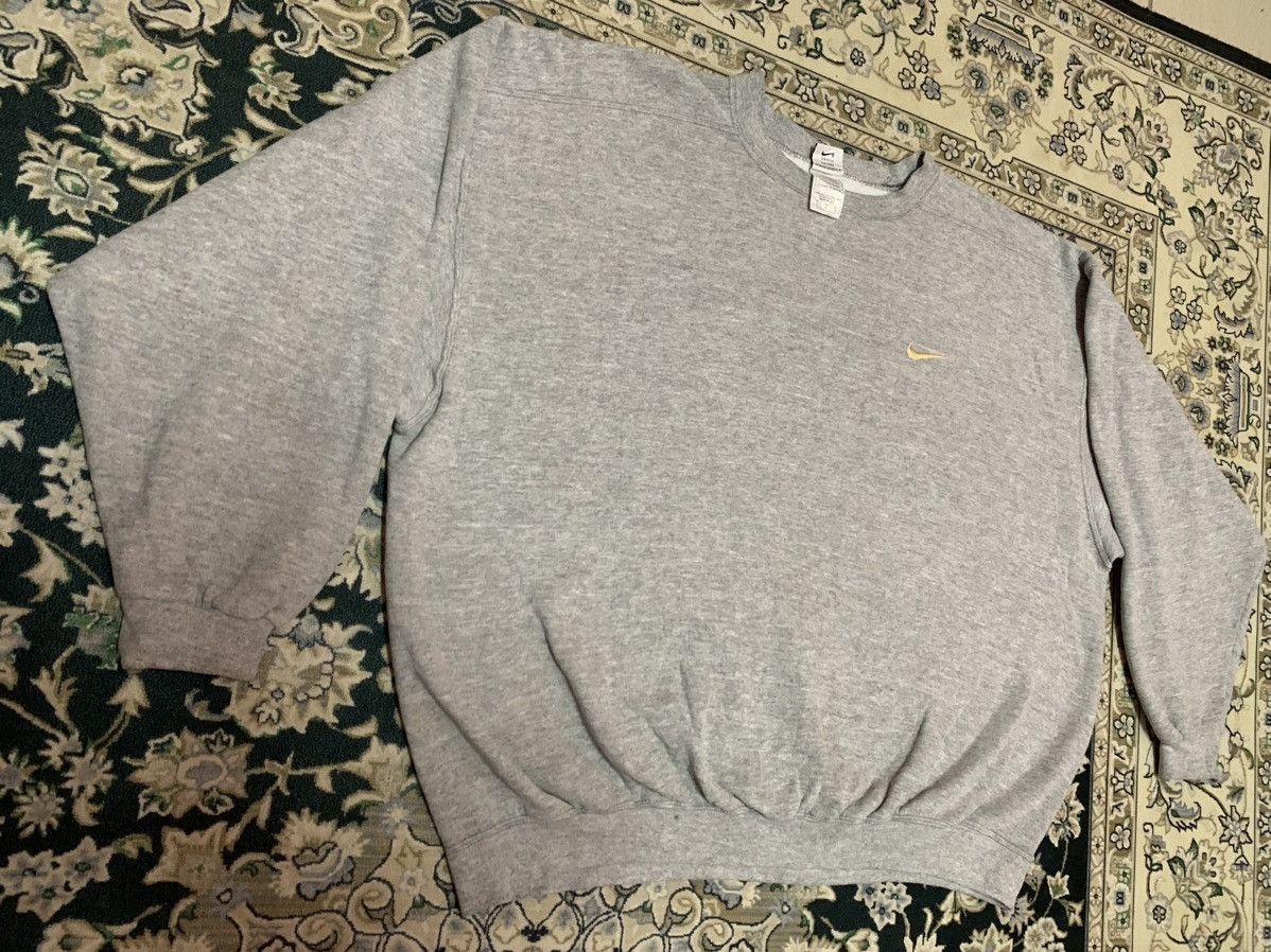 Nike 90s NIKE GREY TAG SWEATSHIRT SMALL SWOOSH Size US XL / EU 56 / 4 - 3 Thumbnail