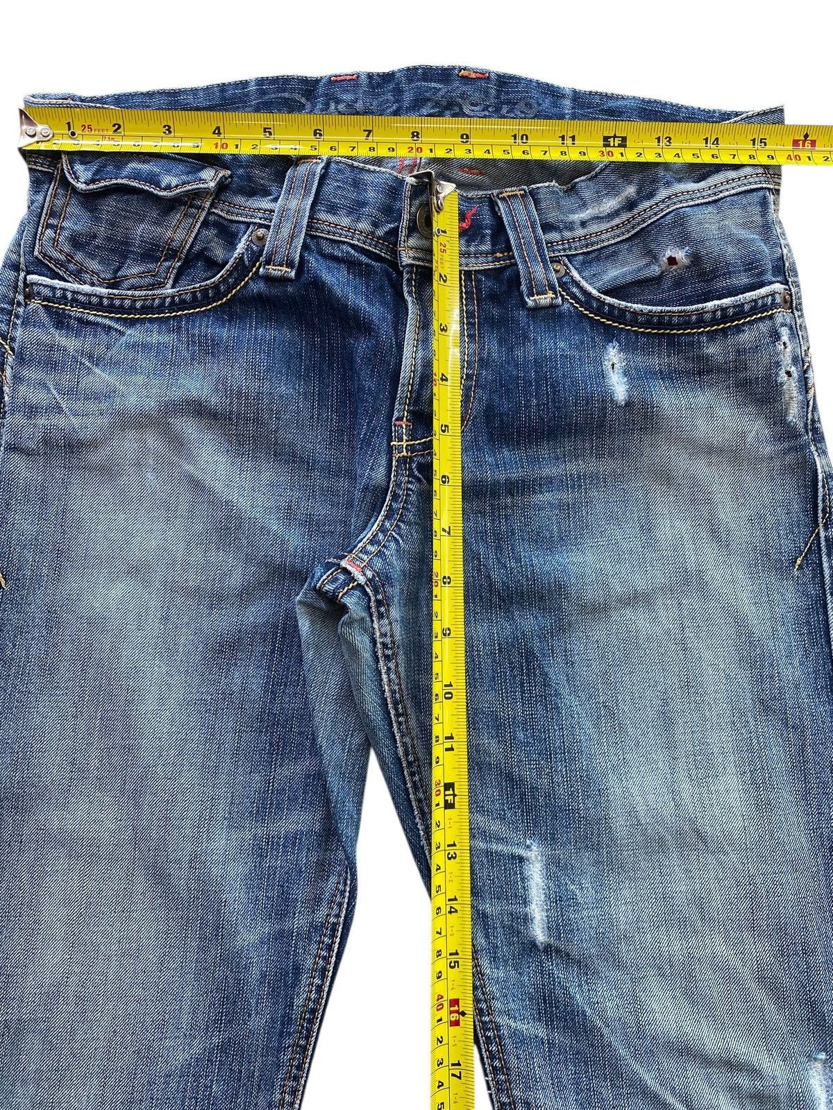 Edwin Edwin Light Blue Wash Style Straight Leg Jeans Size US 31 - 6 Thumbnail