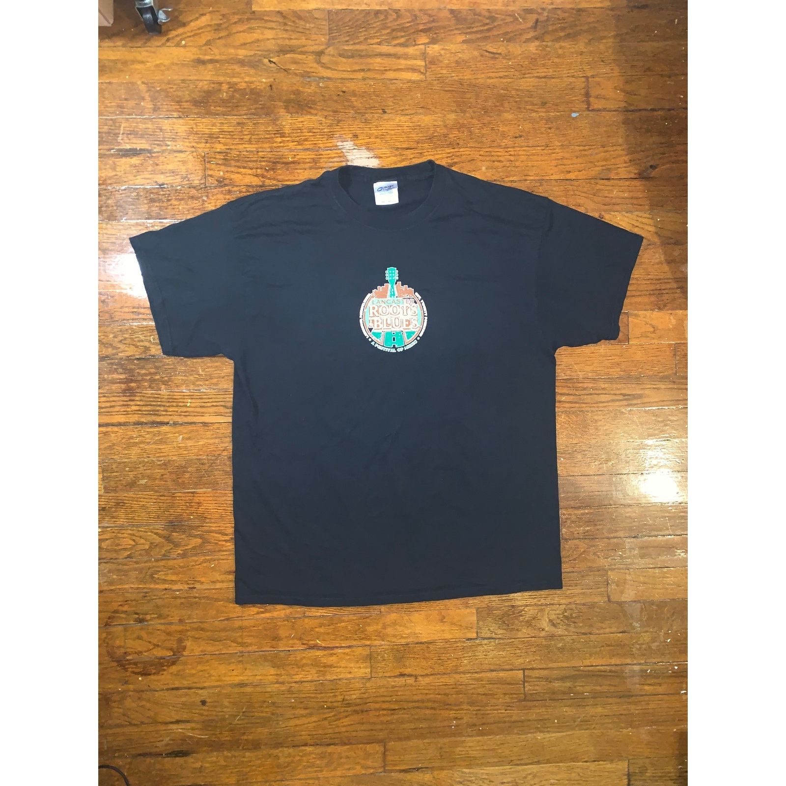 Band Tees 2017 Lancaster Roots & Blues Festival T Shirt XL Black Size US XL / EU 56 / 4 - 7 Thumbnail