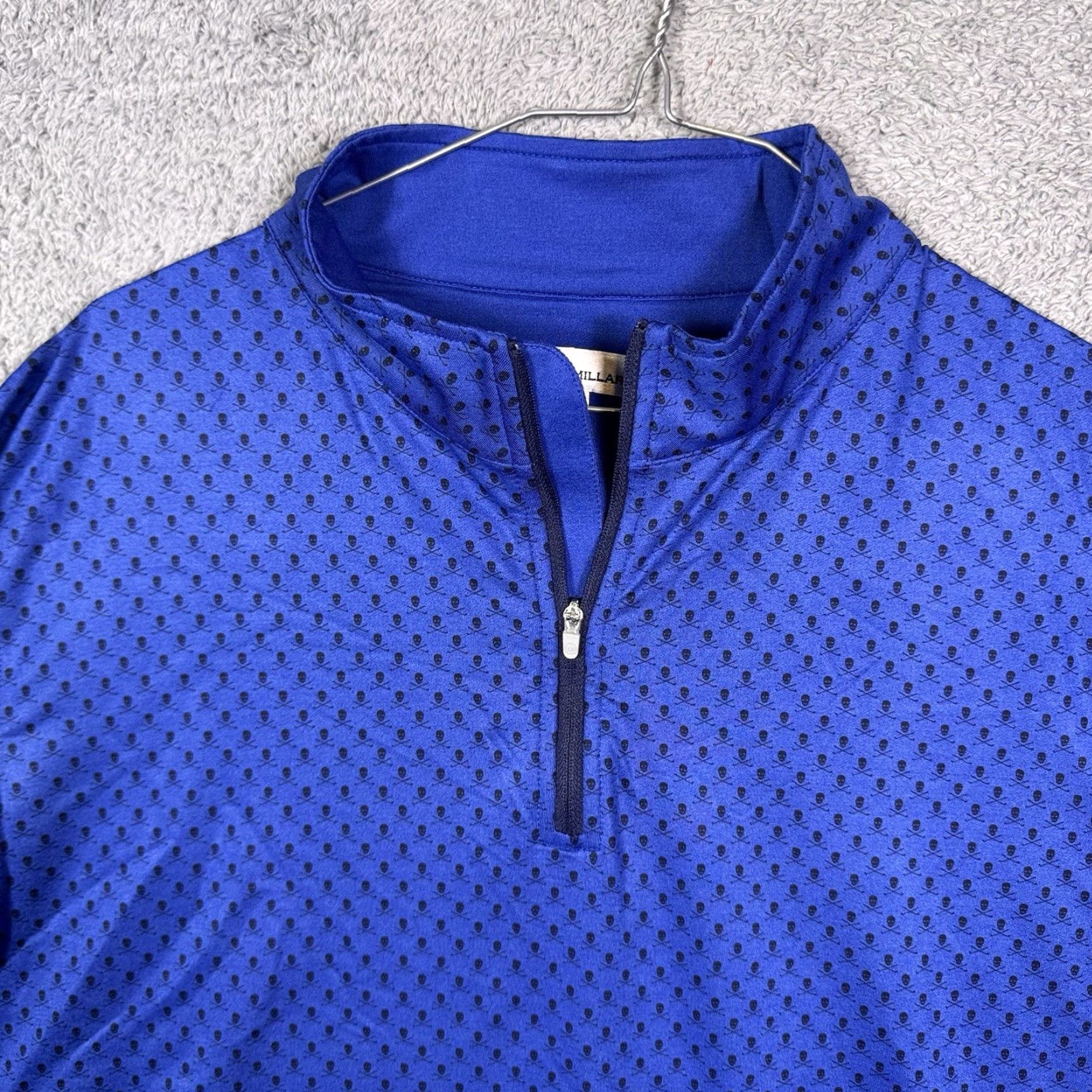 Peter Millar Peter Millar Perth Jacket Mens L 1/4 Zip Pullover Geometric Blue Size US L / EU 52-54 / 3 - 3 Thumbnail