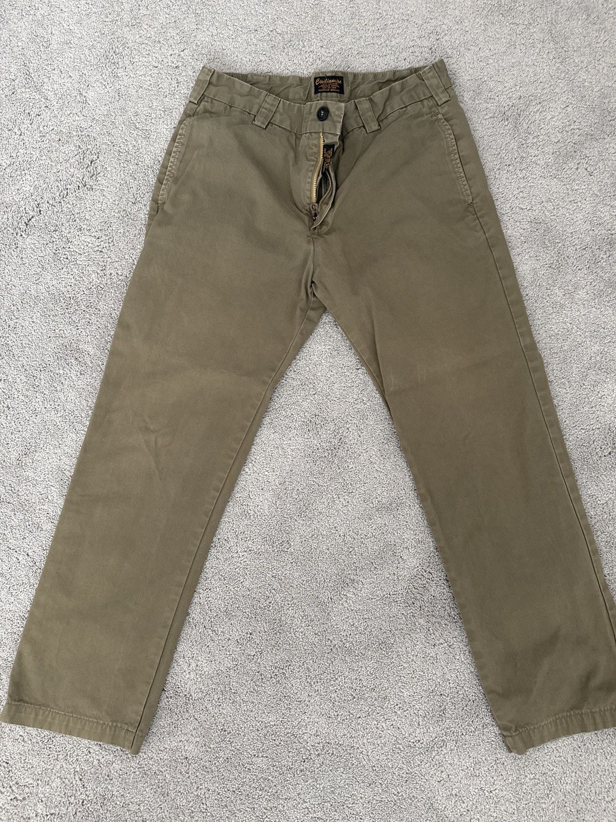 Civilianaire Civilianaire Green Khaki Chino Size US 32 / EU 48 - 1 Thumbnail