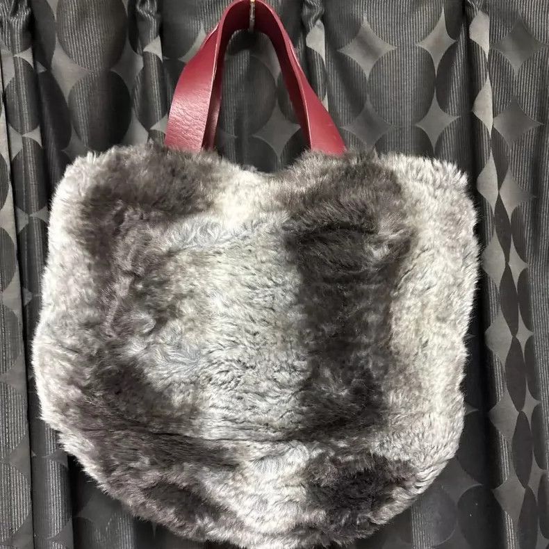 Vivienne Westwood Vivienne Westwood size os Mid-old plush tote bag Size ONE SIZE - 3 Thumbnail