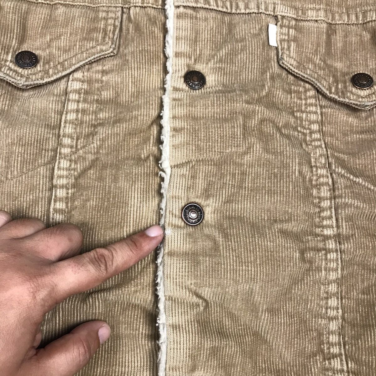 Levi's × Levi's Vintage Clothing Vintage Levis corduroy Sherpa Button jacket Size US M / EU 48-50 / 2 - 7 Thumbnail