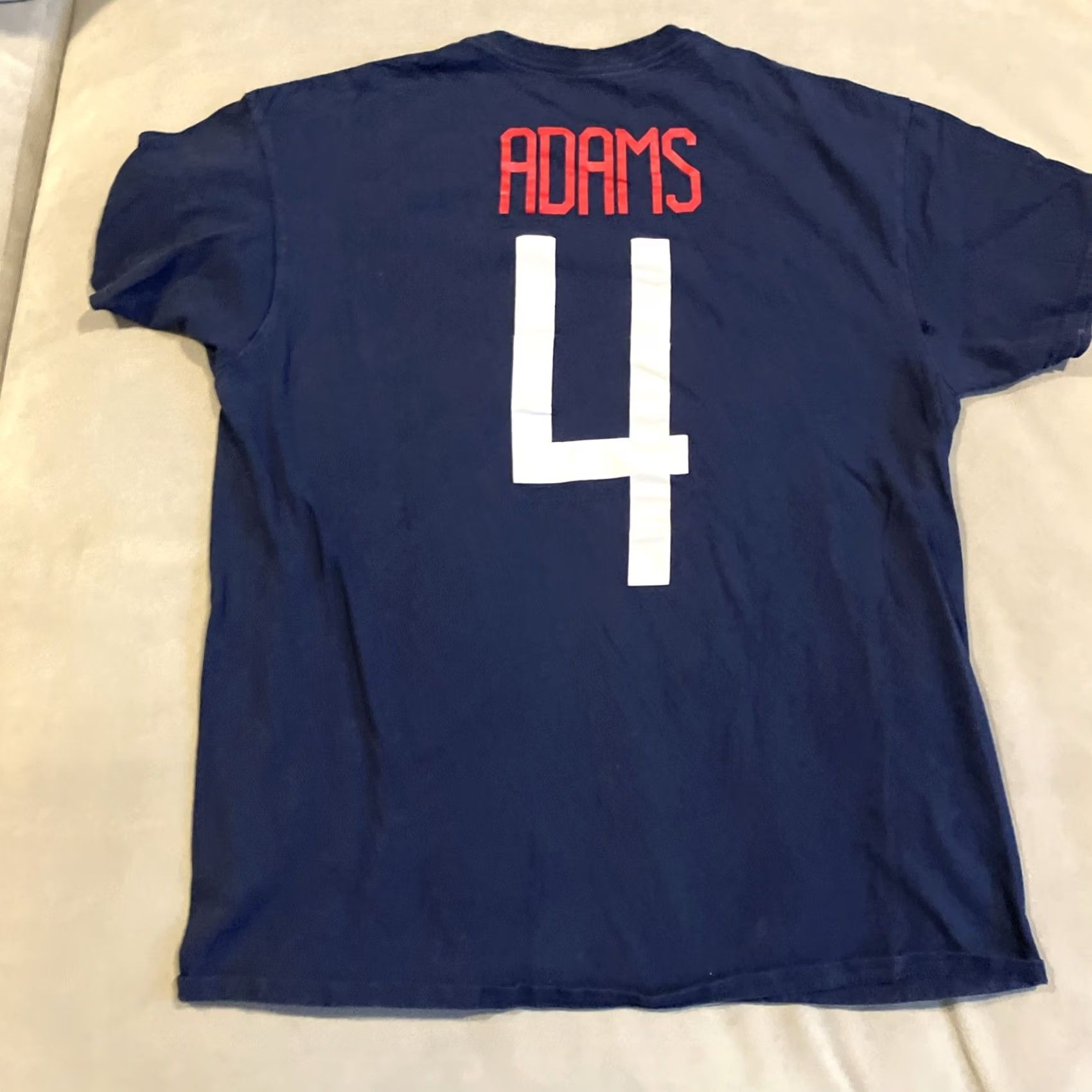Vintage Final Answer: USA Soccer - Tyler Adams - USMNT - #4 Player Jersey Shirt - Mens Large Size US L / EU 52-54 / 3 - 3 Thumbnail