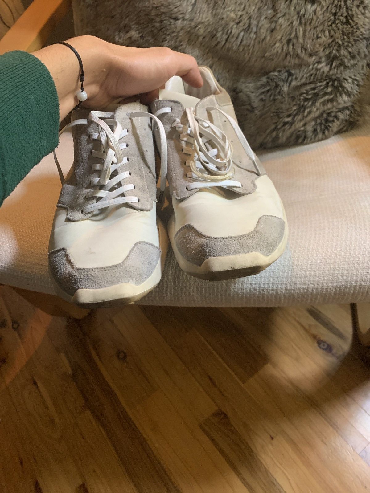 Adidas Rick Owens Adidas Tech Runners Size US 10.5 / EU 43-44 - 4 Thumbnail
