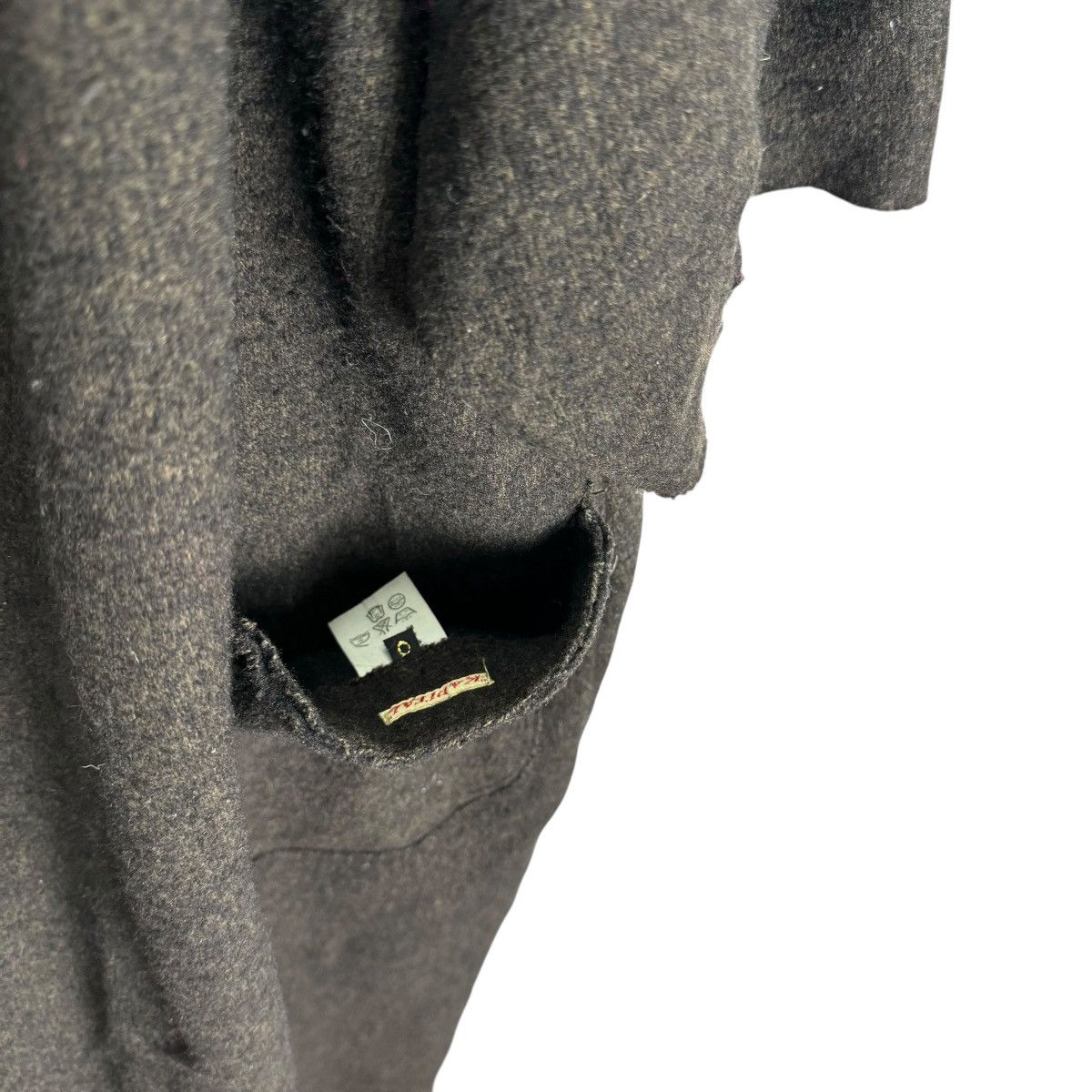 Kapital 🔥KAPITAL DUFFLE COAT WOOL SHORT SLEEVE JACKET Size XS / US 0-2 / IT 36-38 - 9 Thumbnail