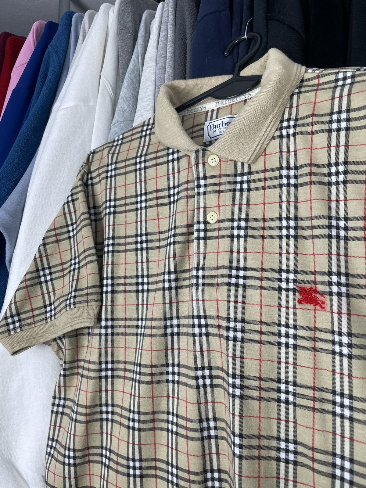 Burberry × Designer × Vintage Vintage Burberry Nova Check Shirt Size US M / EU 48-50 / 2 - 4 Thumbnail