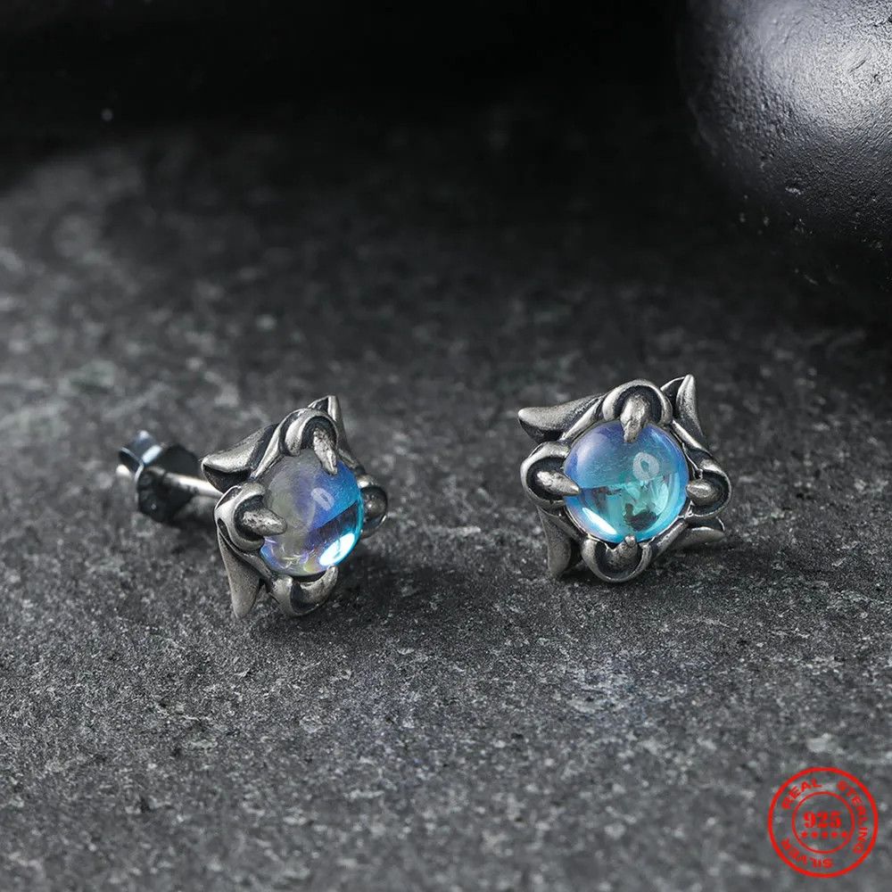Jewelry Evil Claws Eyes Stud Earrings 925 Sterling Silver Gift Size ONE SIZE - 1 Thumbnail