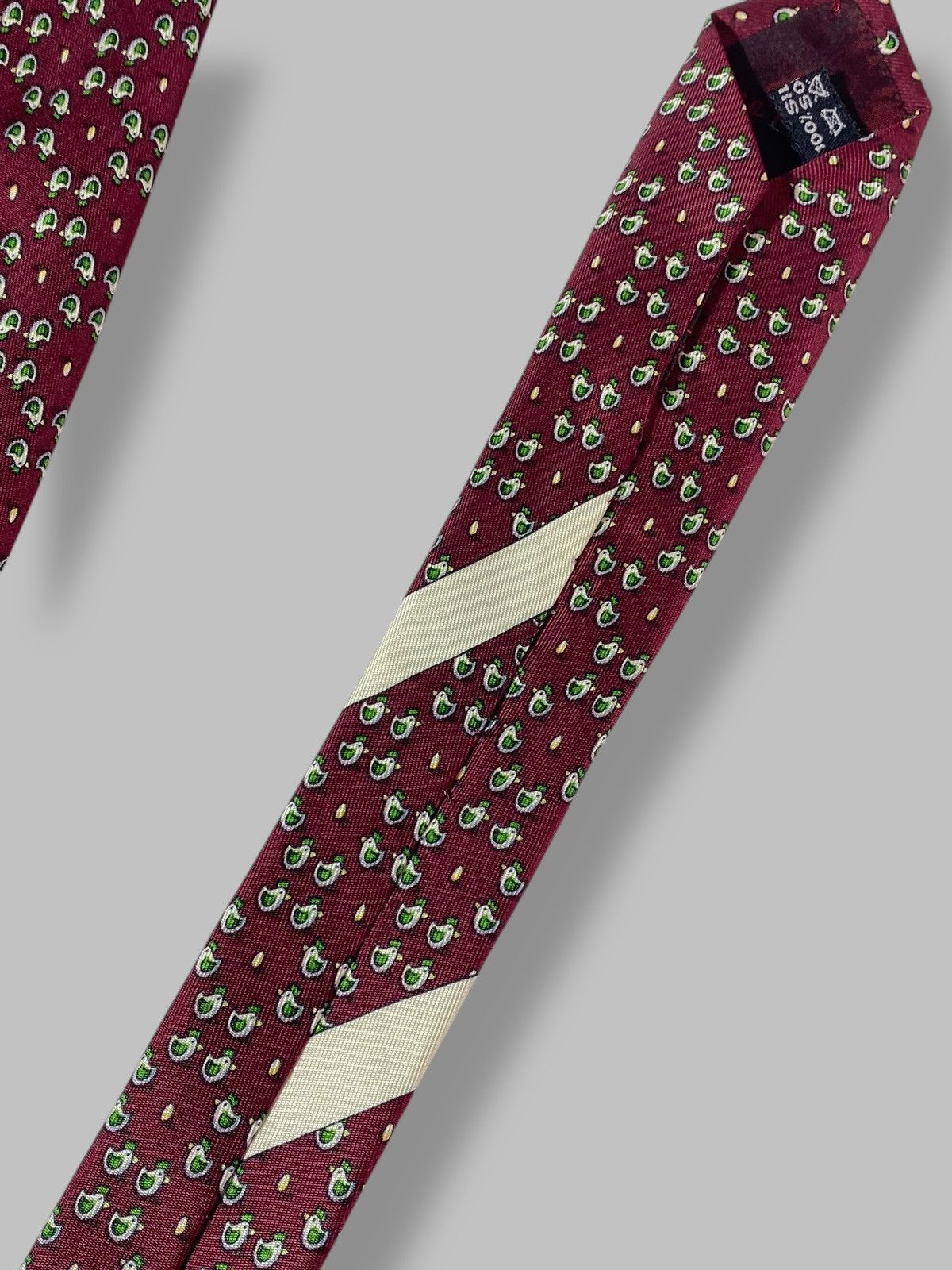 Salvatore Ferragamo Salvatore Ferragamo Vintage Silk Tie Monogram Size ONE SIZE - 13 Thumbnail