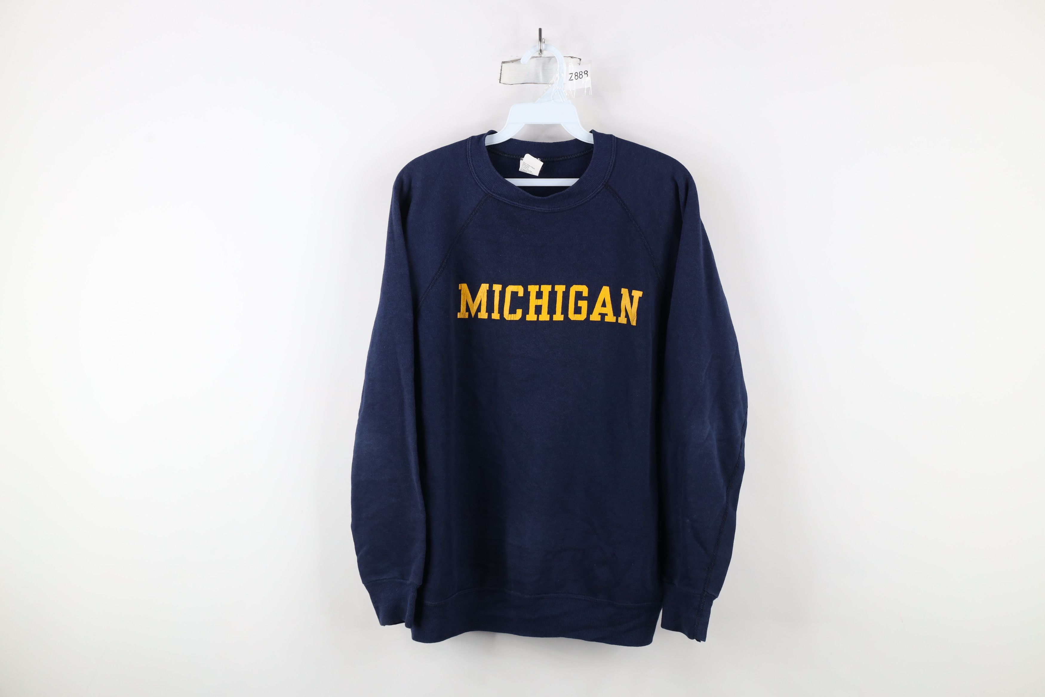 Vintage Vintage 70s 80s University of Michigan Sweatshirt USA Size US XL / EU 56 / 4 - 1 Thumbnail