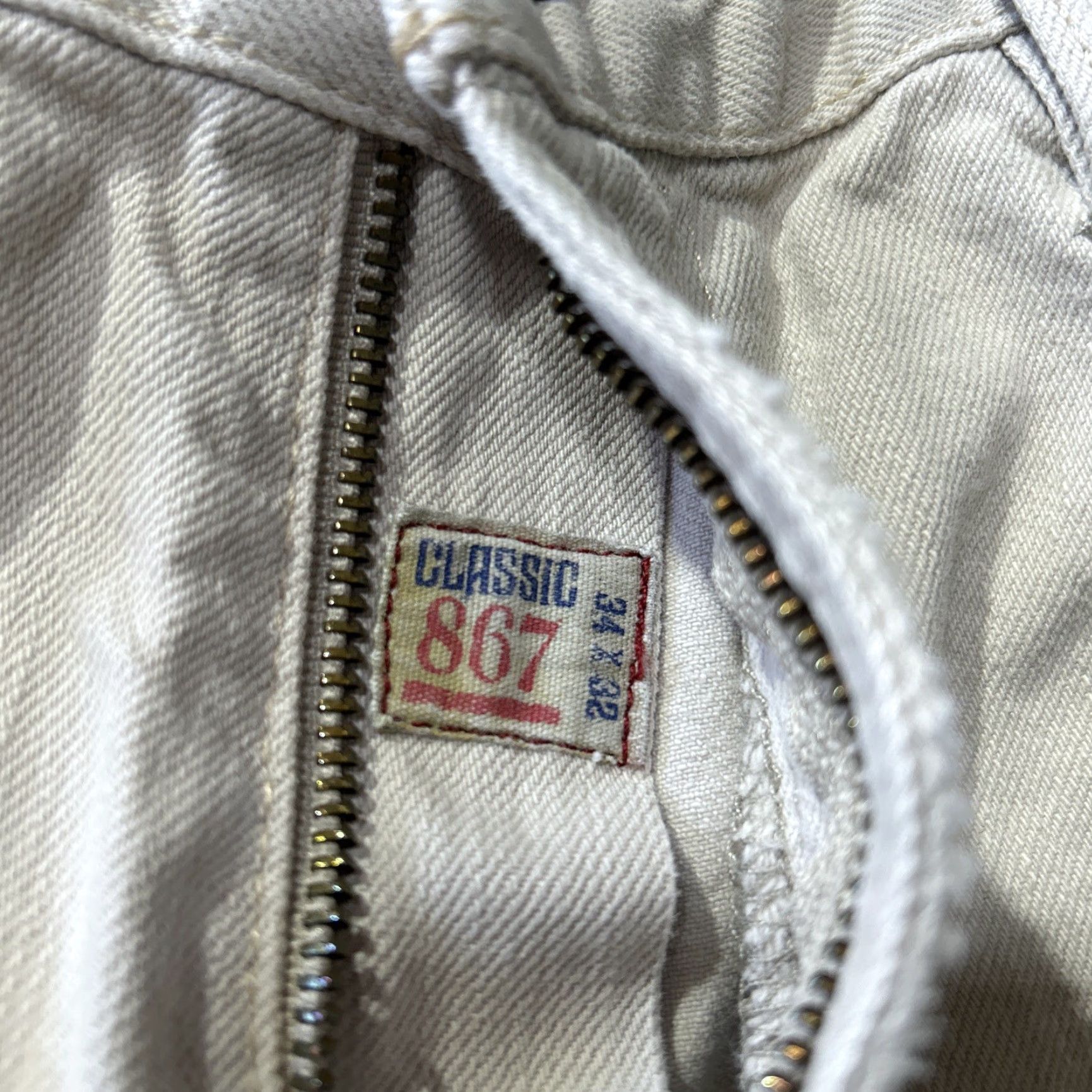 Polo Ralph Lauren VINTAGE Polo Ralph Lauren Jeans 867 Hudson Bone Men’s 34X32 Beige Denim 100% Cotton Straight Jeans Mens Size US S / EU 44-46 / 1 - 5 Thumbnail