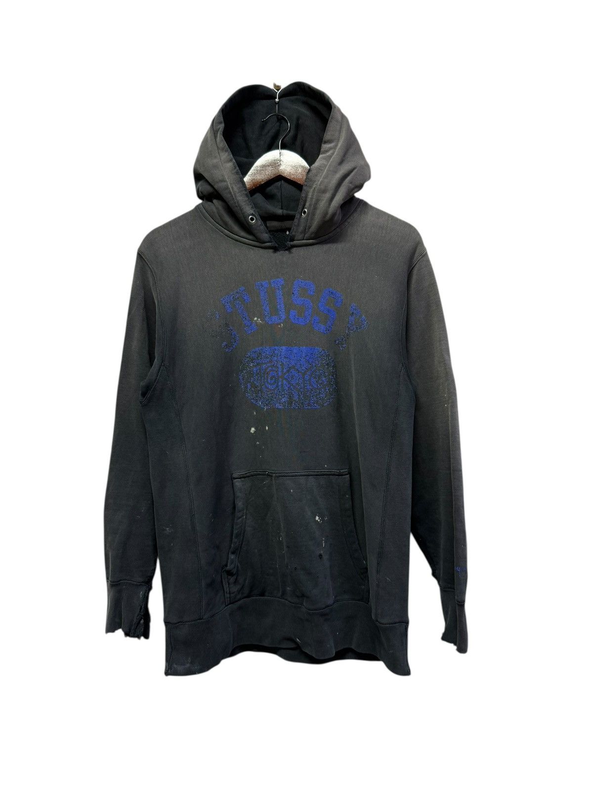 Stussy Thrashed Distressed Stussy Tokyo Hoodie Size US M / EU 48-50 / 2 - 1 Thumbnail