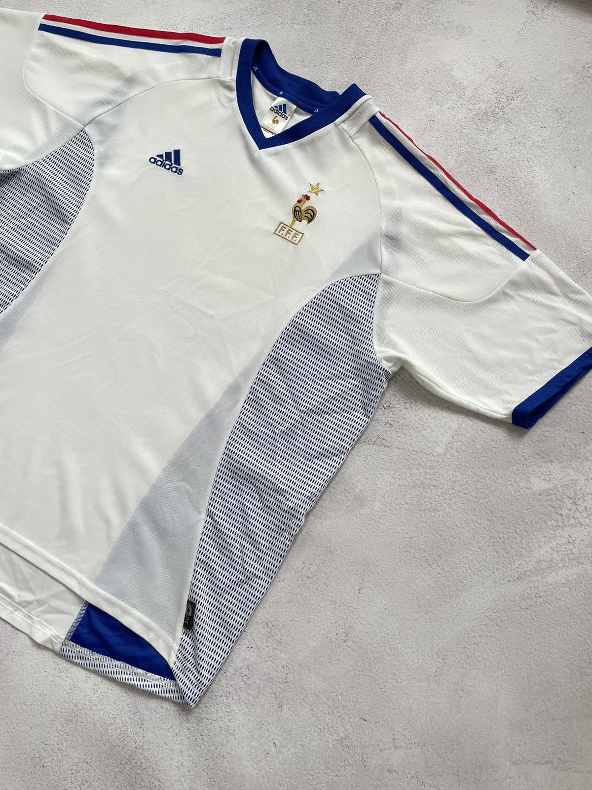 Adidas Adidas France National Team 2002-2004 Away Football Jersey Size US XL / EU 56 / 4 - 2 Thumbnail