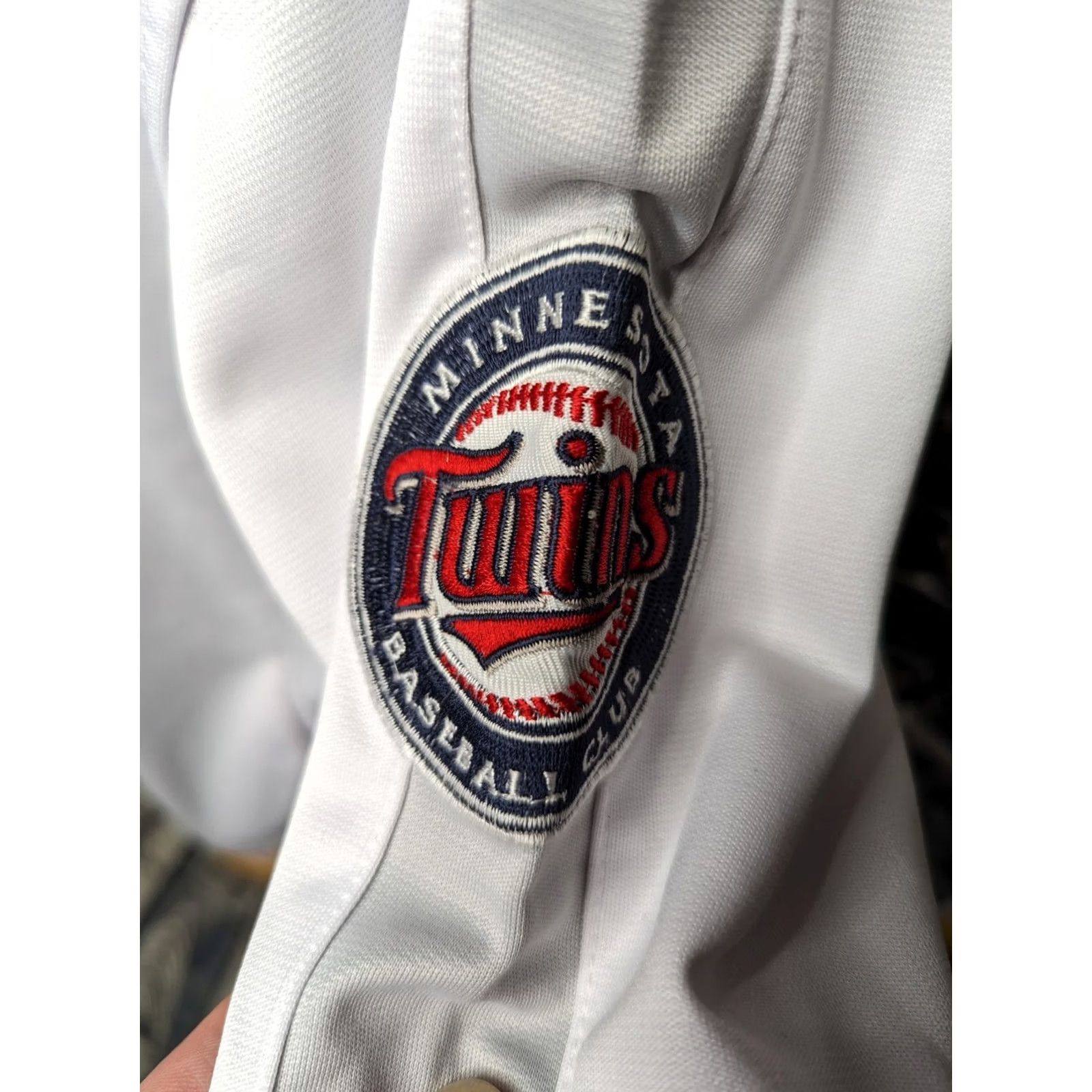 Vintage Stitches Minnesota Twins MLB Baseball Zip Track Jacket White Mens Large Size US L / EU 52-54 / 3 - 4 Thumbnail