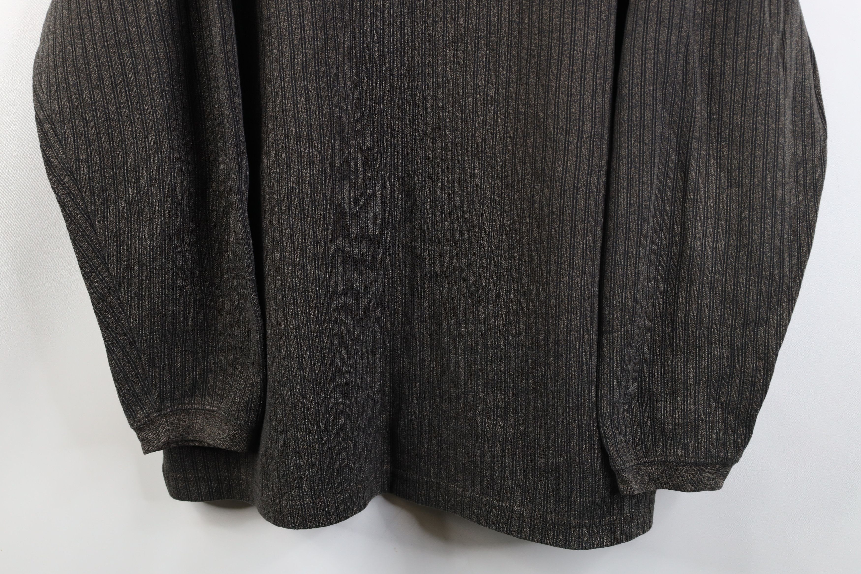 Vintage Vintage 90s Streetwear Ribbed Knit Long Sleeve Rugby Polo Size US XL / EU 56 / 4 - 3 Thumbnail